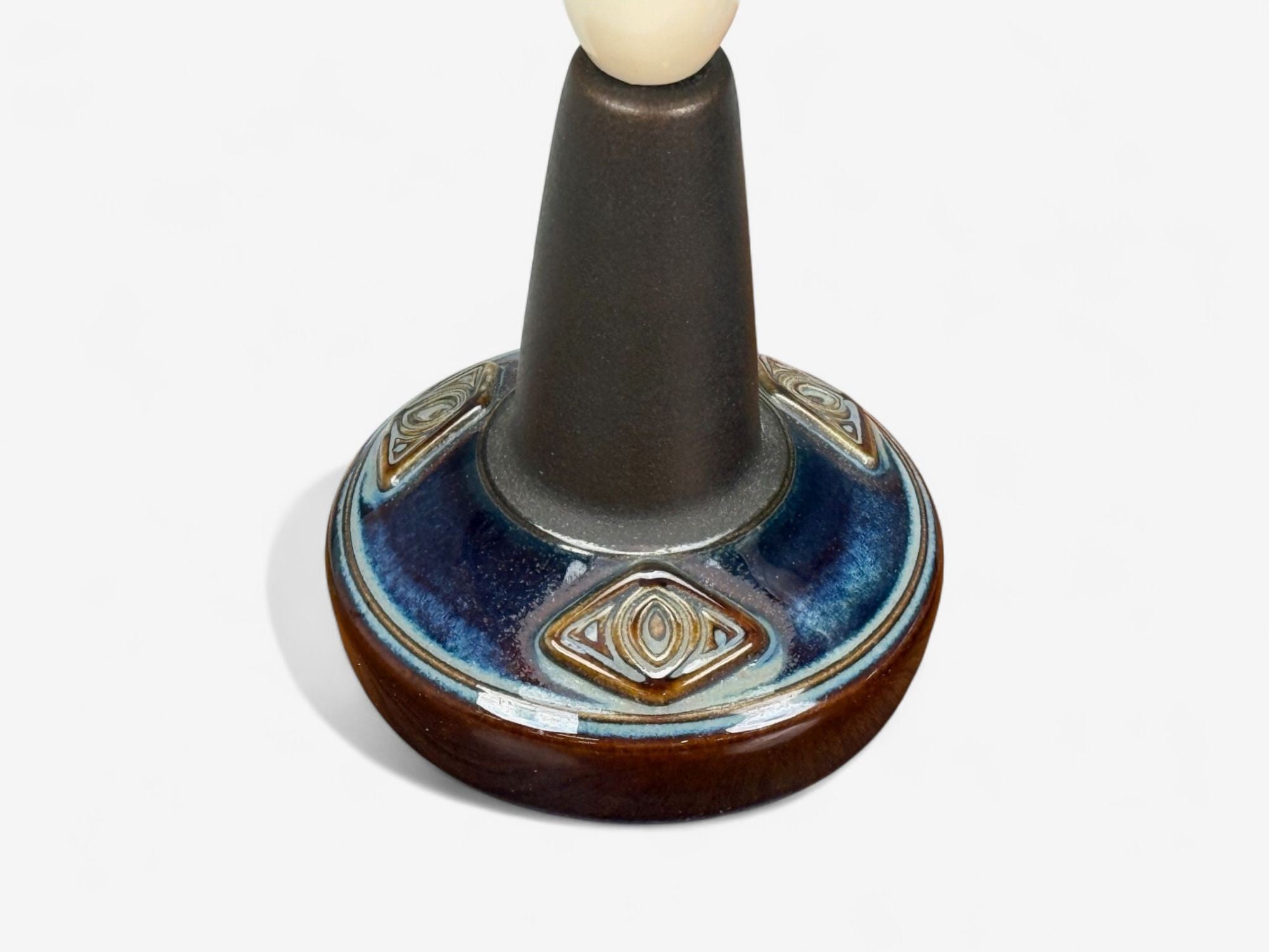 Søholm Stentøj, Glazed Stoneware, Table Lamps, Denmark, 1970s