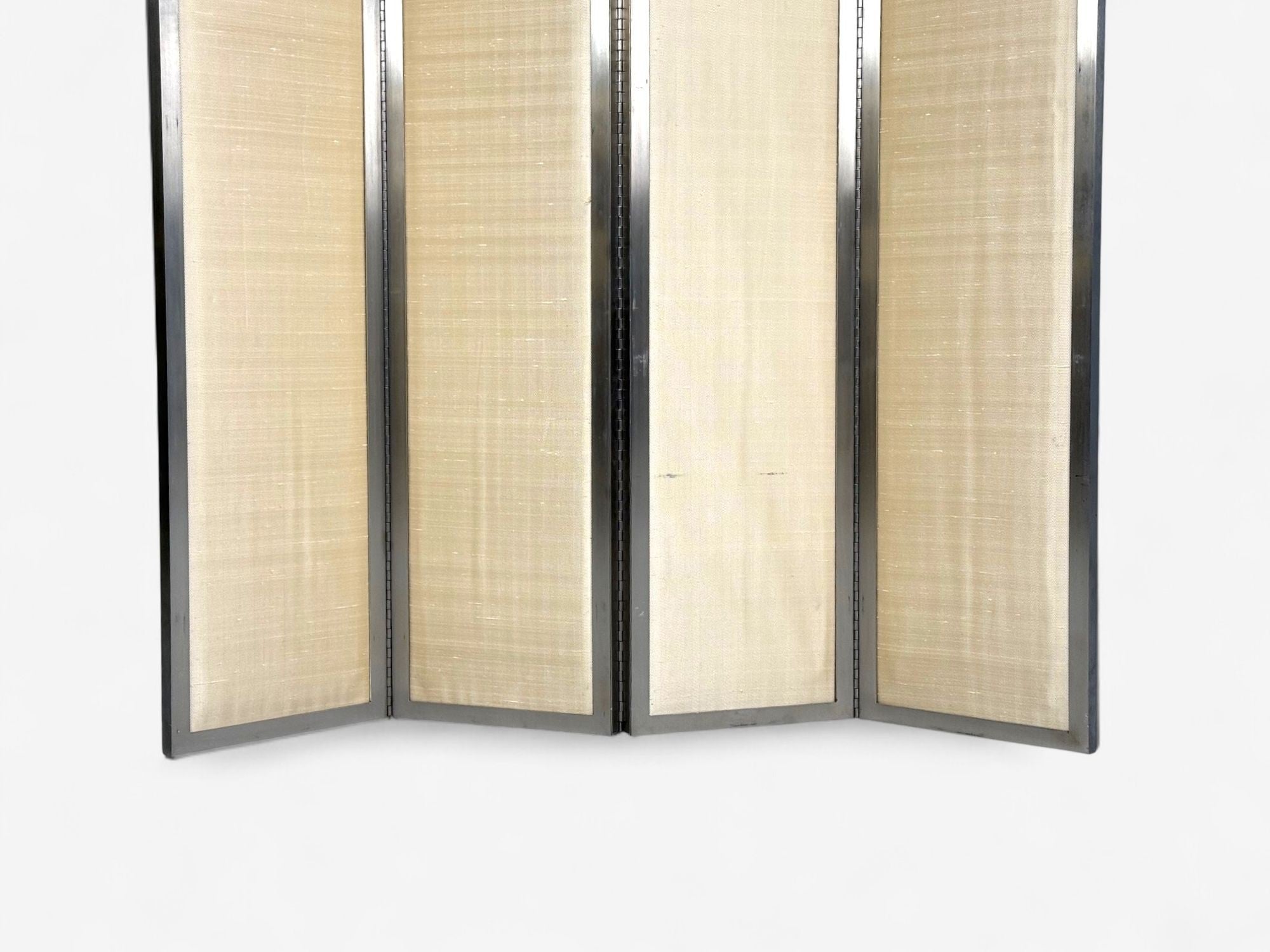 Mark Hampton, Steel, Fabric, Modern Room Dividers, USA c. 1980s