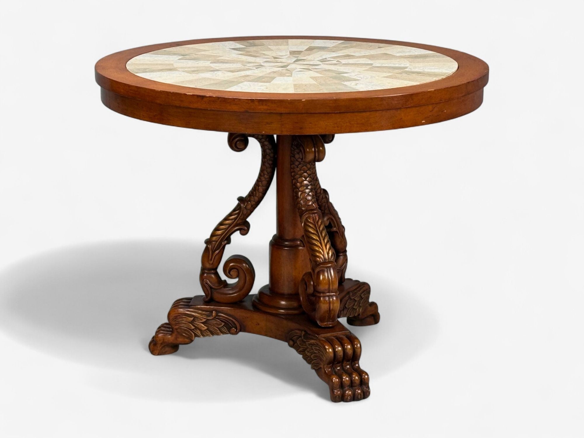 Regency Style, Pine, Stone, Accent Tables, USA, 20th c.