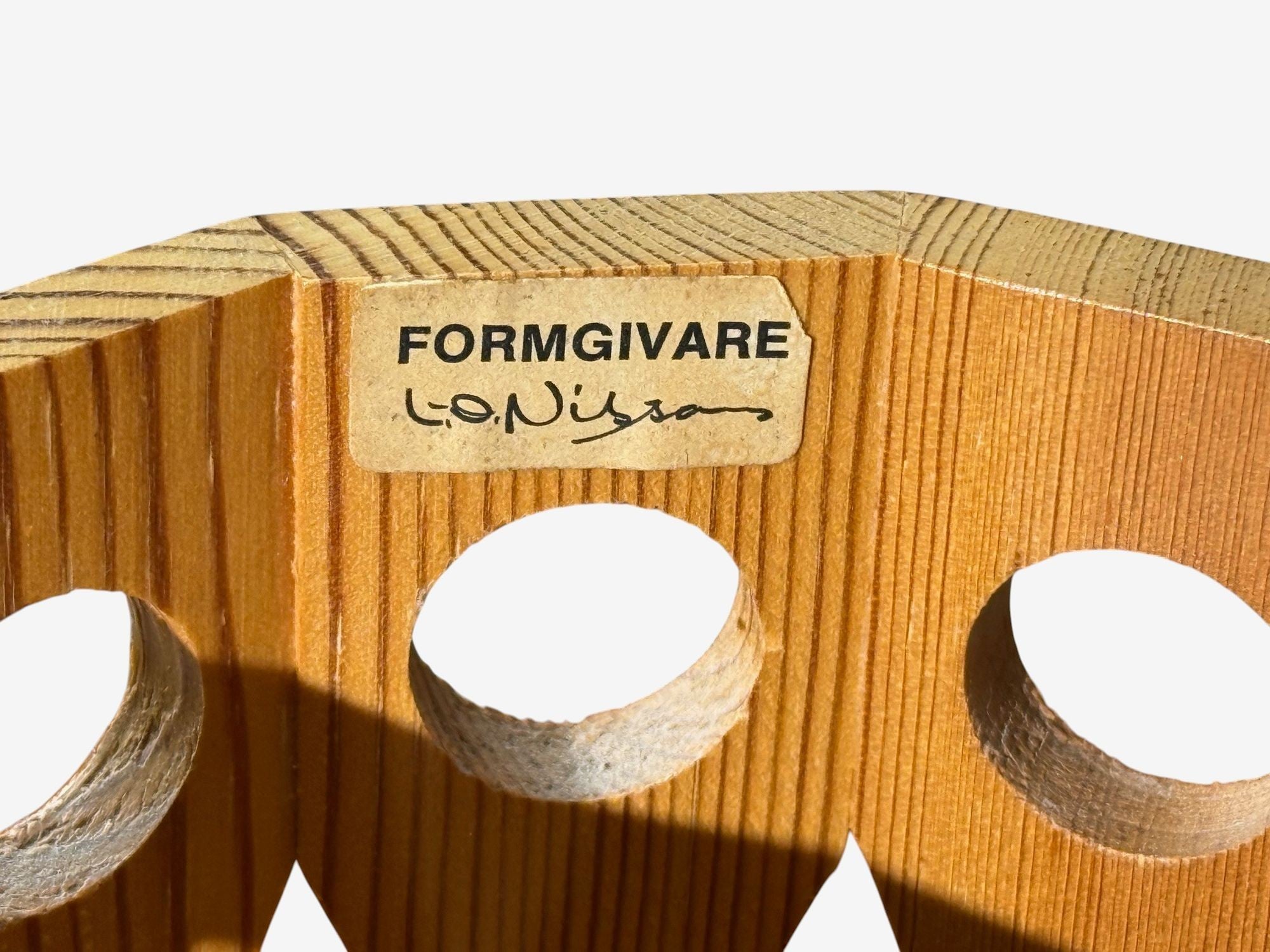 L.O. Nilsson, Swedish Modern, Table Lamp, Pine, Sweden, 1930s