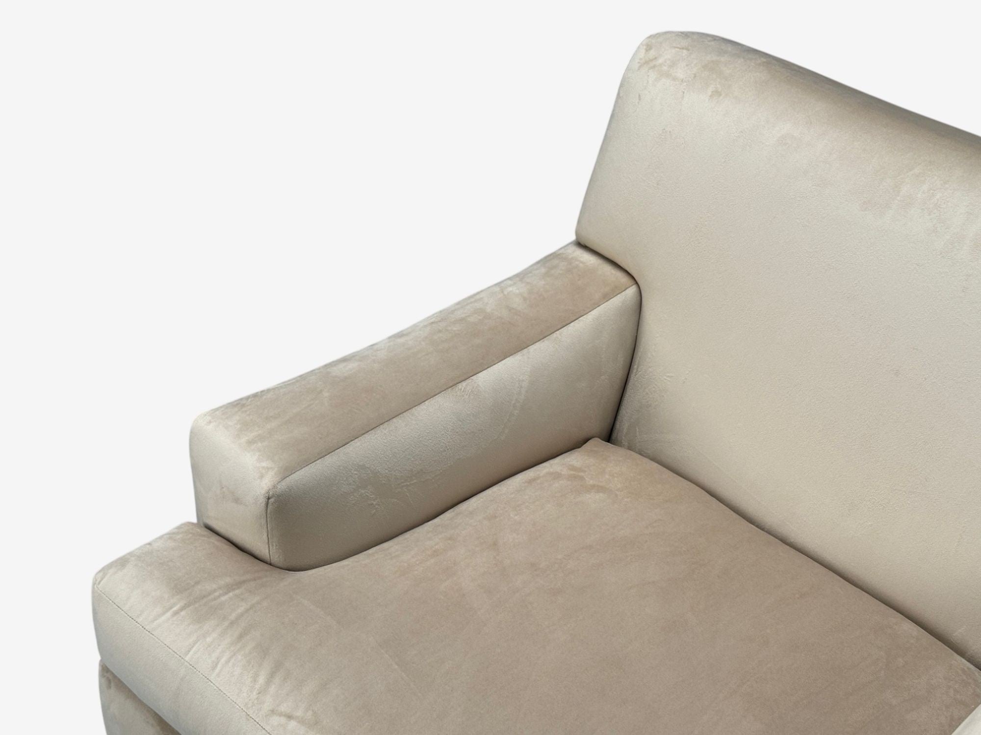 Marco Zanuso, Beige Velvet, Wood, Metal, Lounge Chair, Italy, 1960s