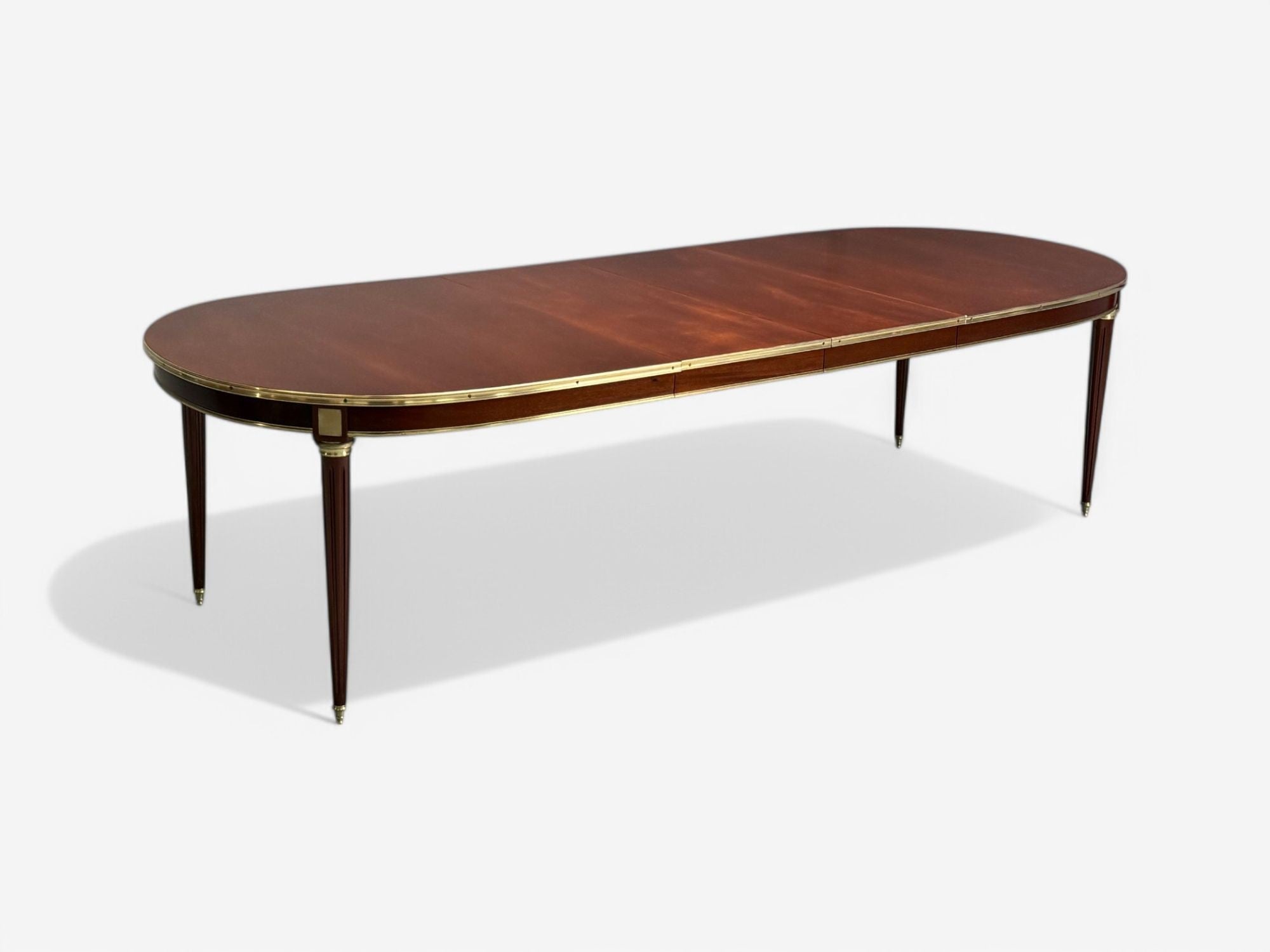 Maison Jansen, Louis XVI Style, Mahogany, Bronze, Dining Table, France, 1920s