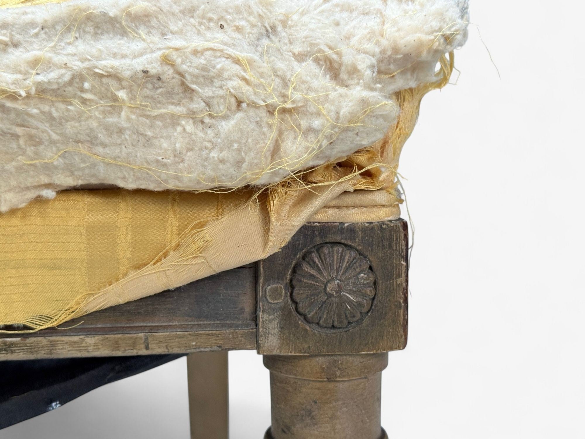 L. Alavoine & Cie, Louis XVI Style, Wood, Fabric, Dining Chairs, France, 19th C.