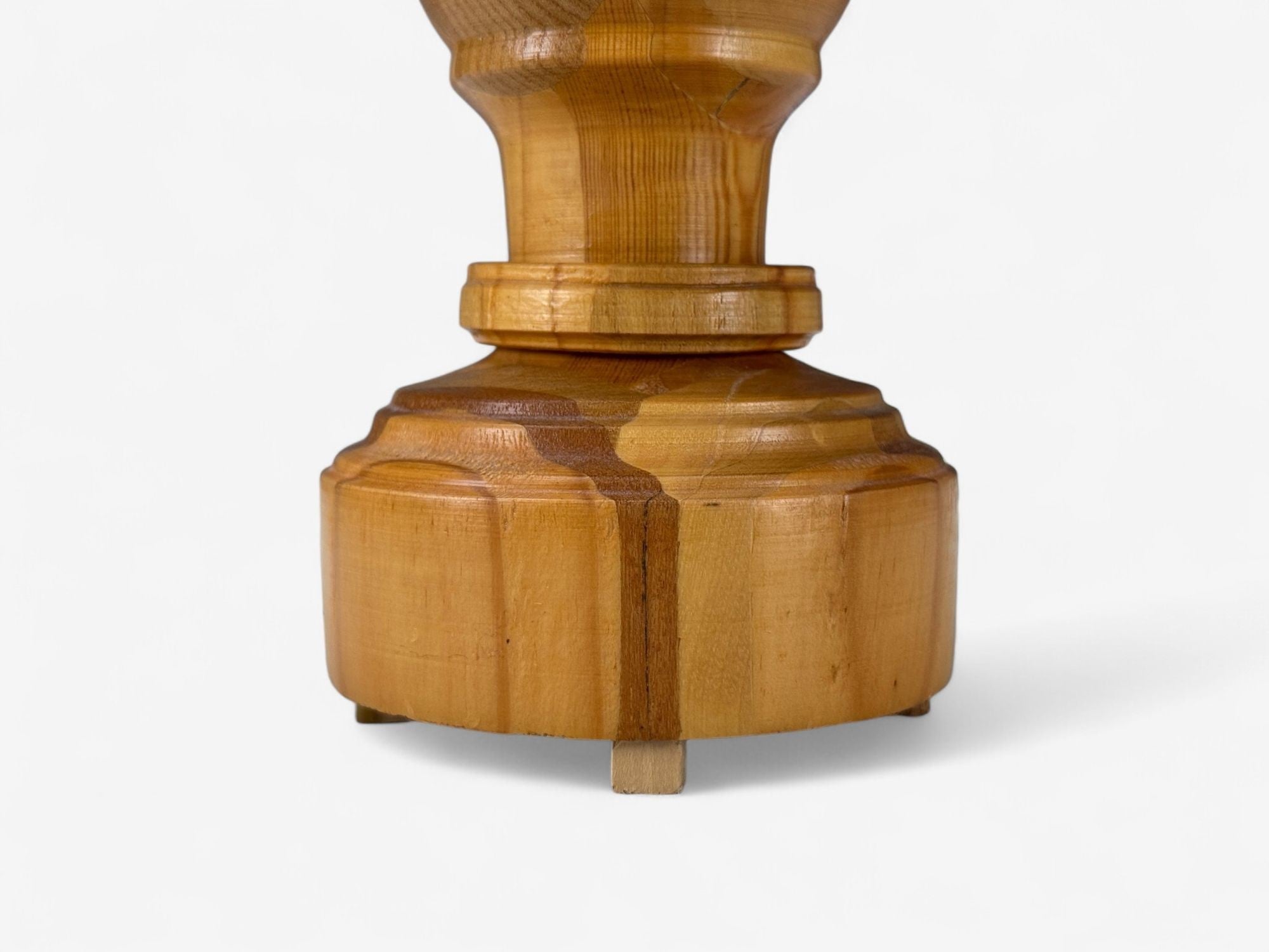 Swedish Modern, Pine, Table Lamp, Sweden, 1960s