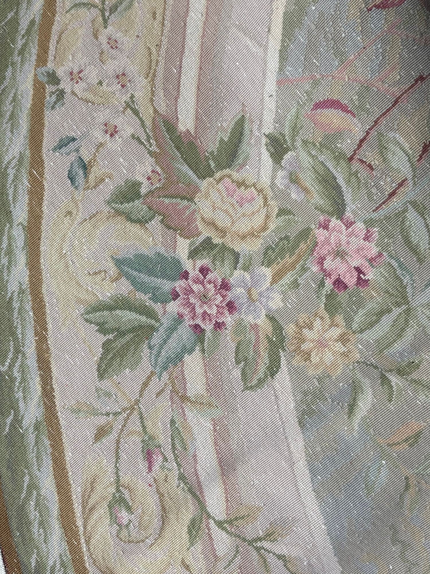 Traditional, Chinese Round Carpet, 12 Foot Diam, 1940s