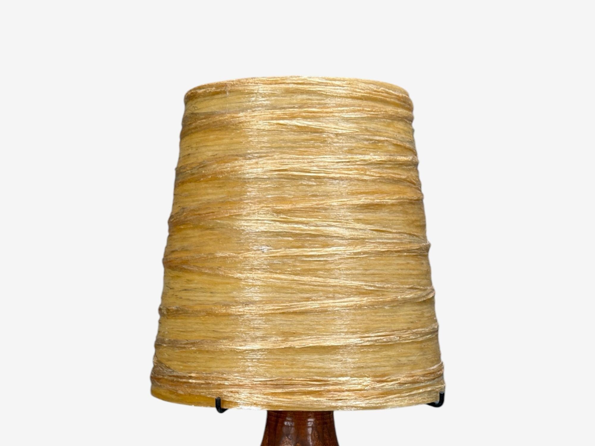 Accolay, Ceramic, Stained Glass, Spun Resin, Table Lamp, France, 1960s