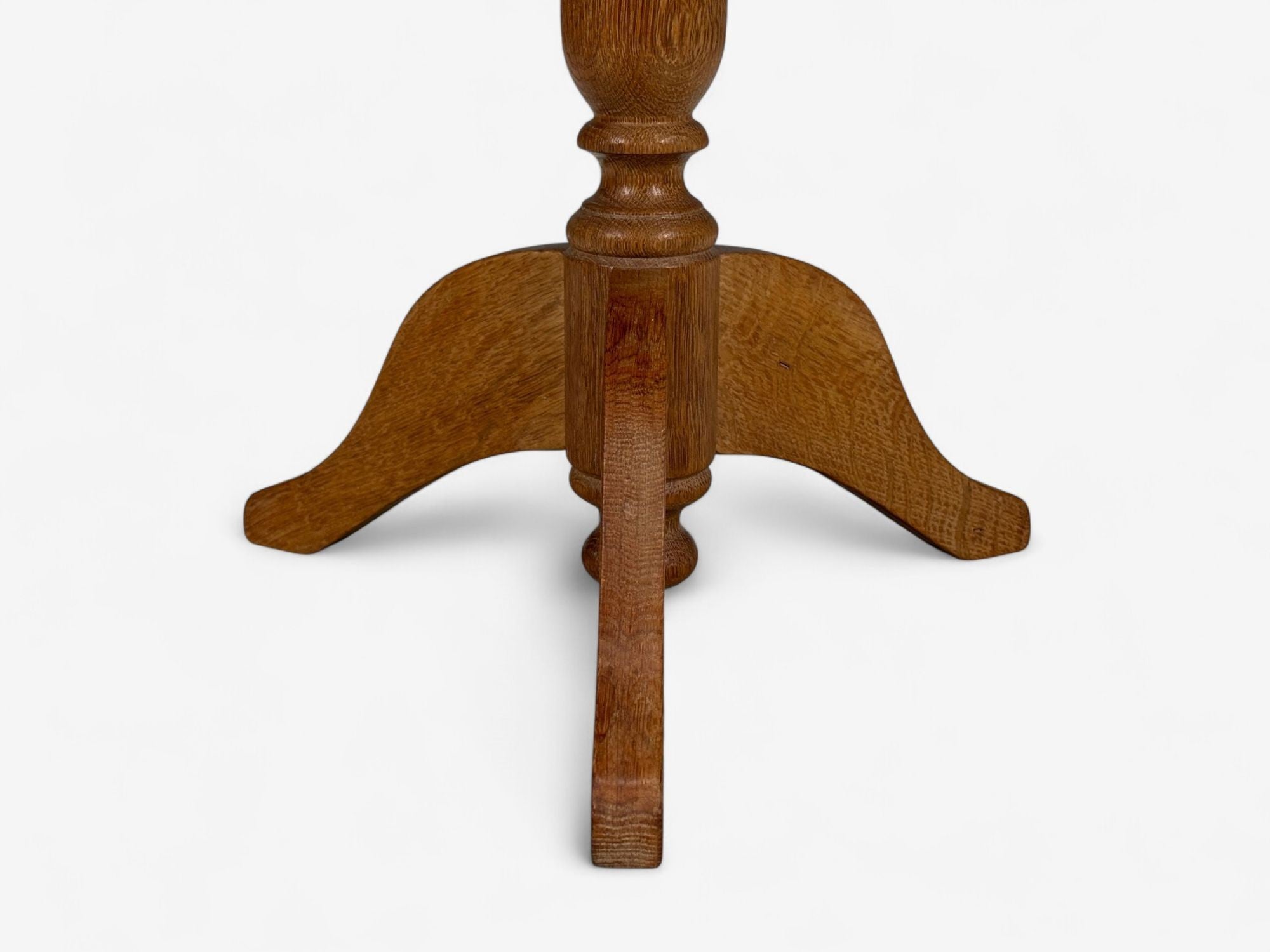 Danish Modern, Oak, Ceramic, Side Table, Denmark, 1975