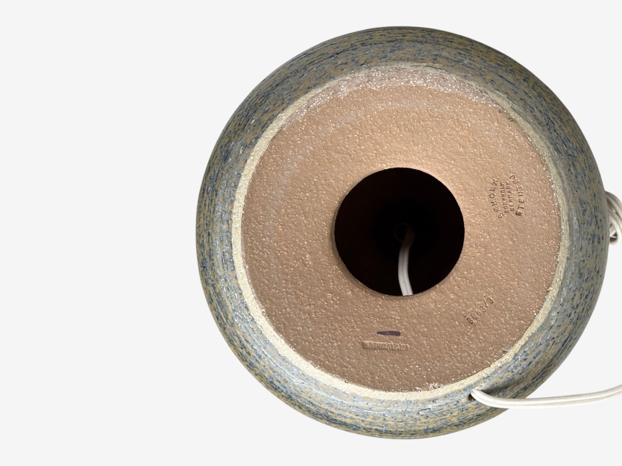 Søholm Stentøj, Danish Modern, Stoneware, Table Lamp, Denmark, 1970s