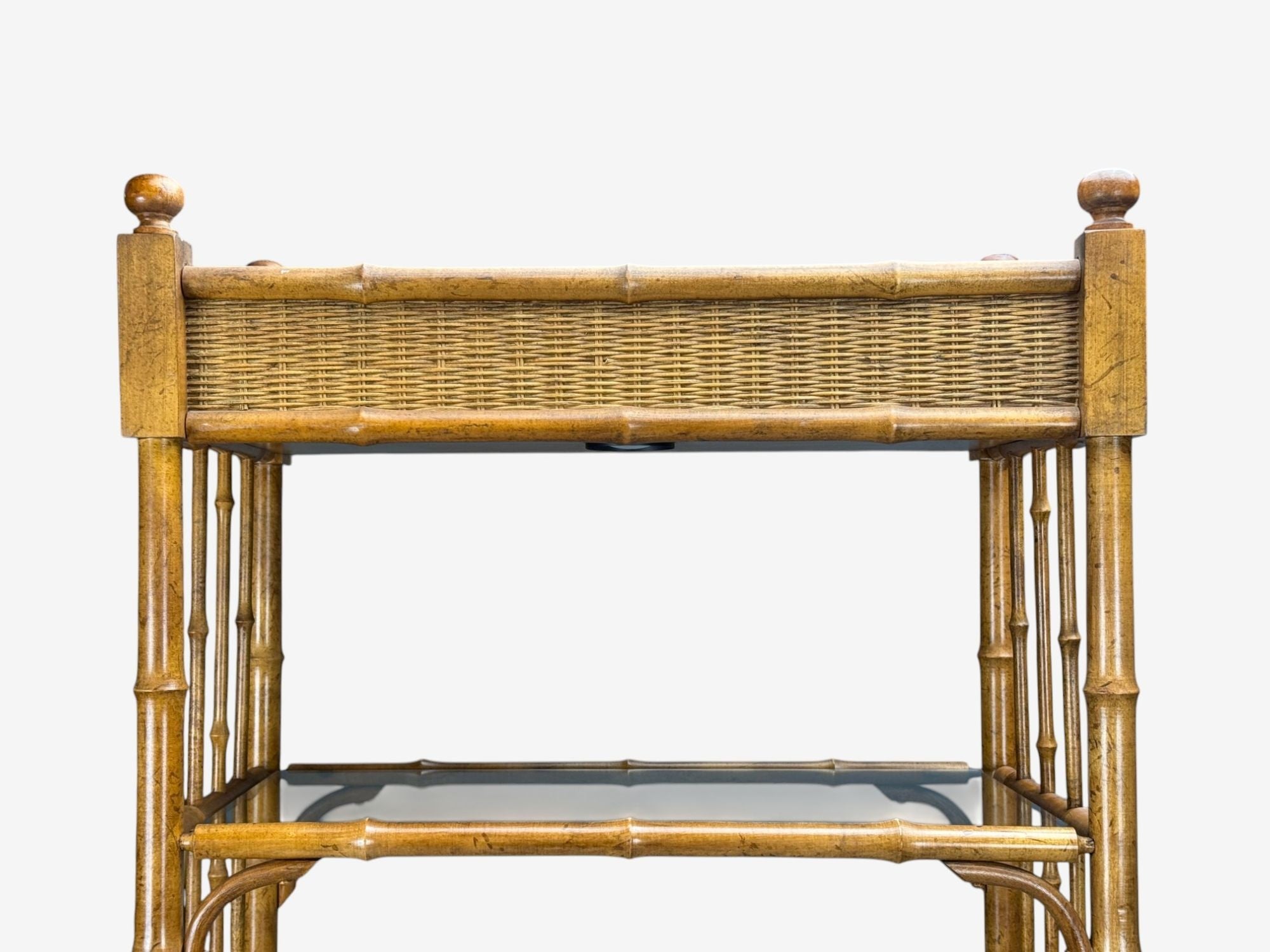 American Modern, Bamboo, Wood, Etageres, USA, 1980s