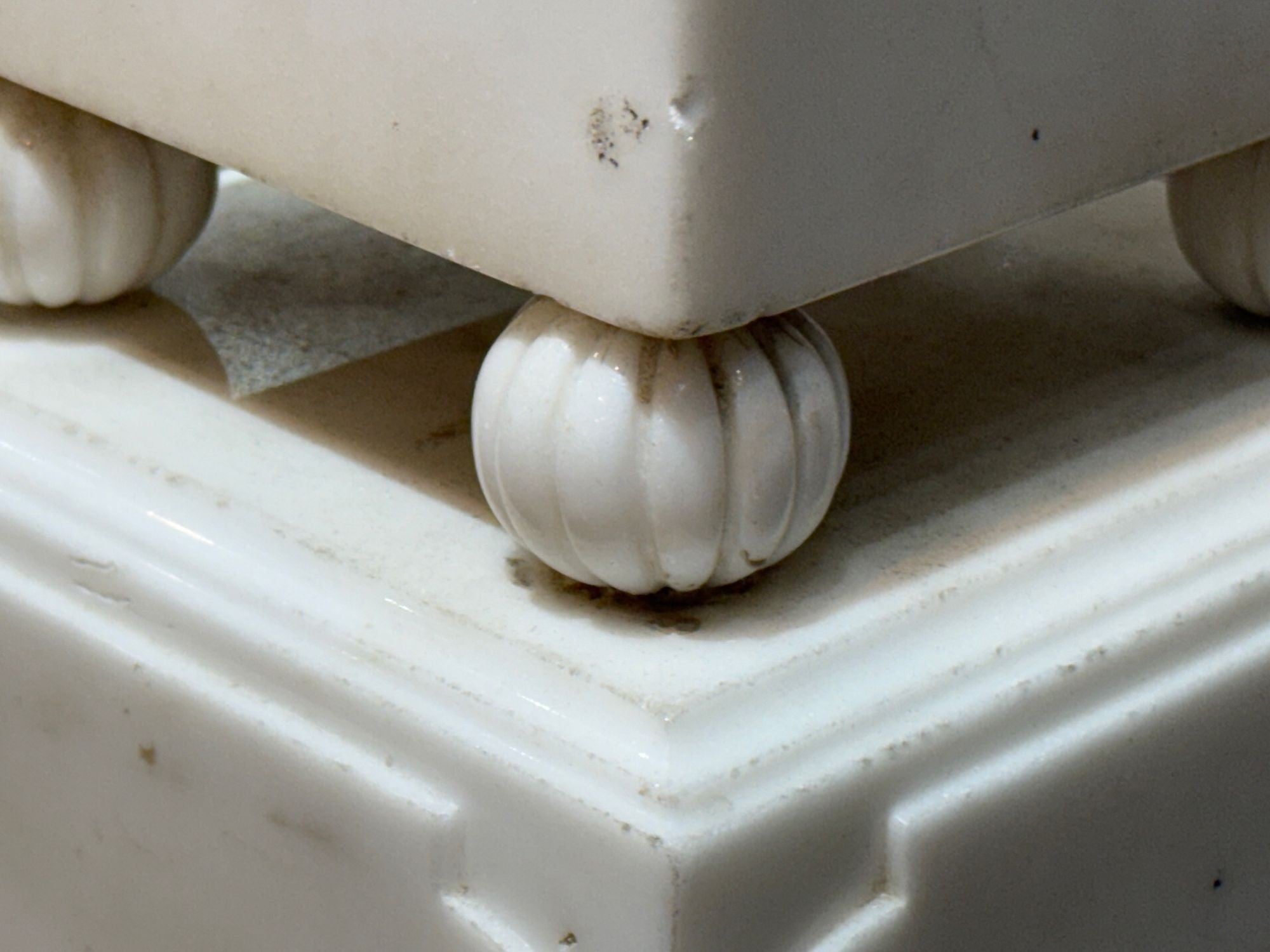 Neoclassical, White Marble, Obelisks on Pedestals, France, 1920s
