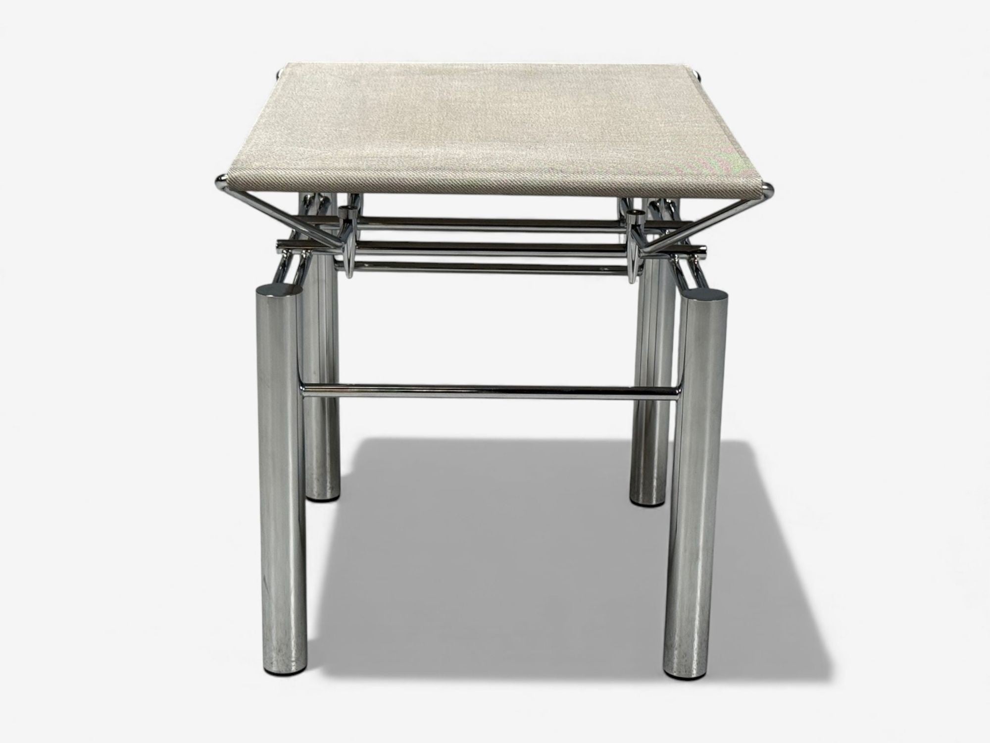 Hans Ullrich Bitsch, Chrome Plated Steel, Aluminum, Stool, Germany, 1980s