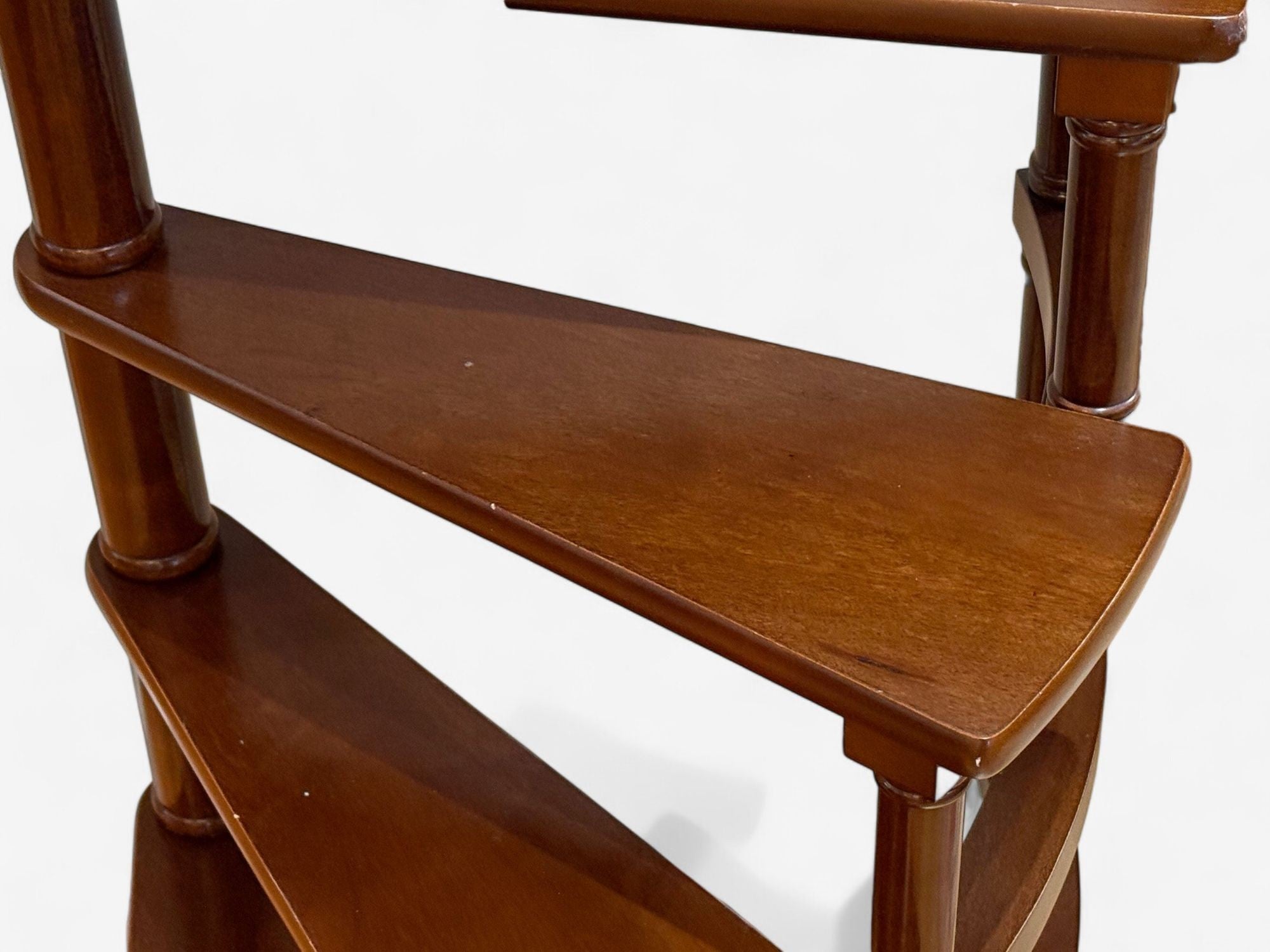 Georgian, Mahogany, Spiral Library Steps, United States, 20th c.