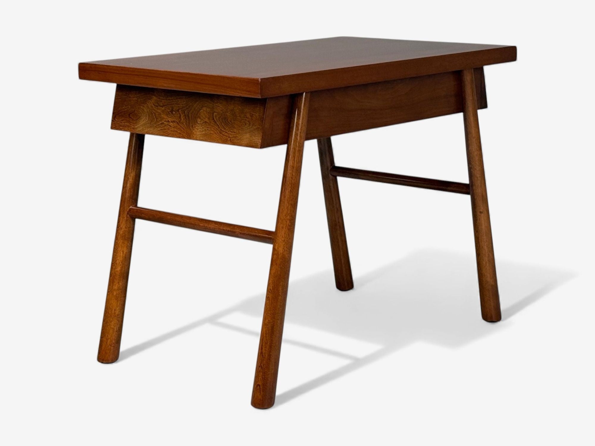 T.H. Robsjohn-Gibbings, American Modern, Mahogany, End Tables, USA, 1950s
