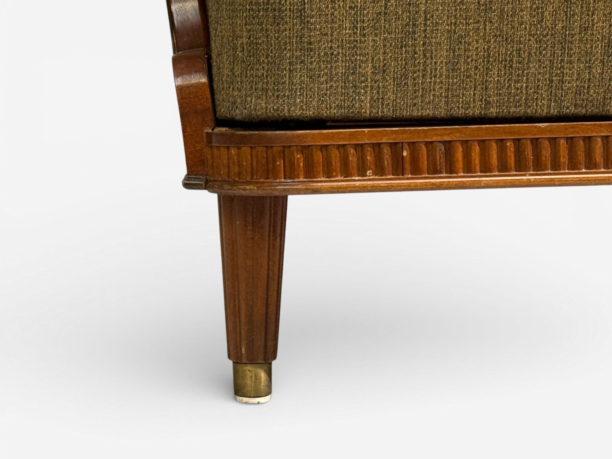 Svante Skogh, Sofa, Beech, Fabric, Sweden, 1940s