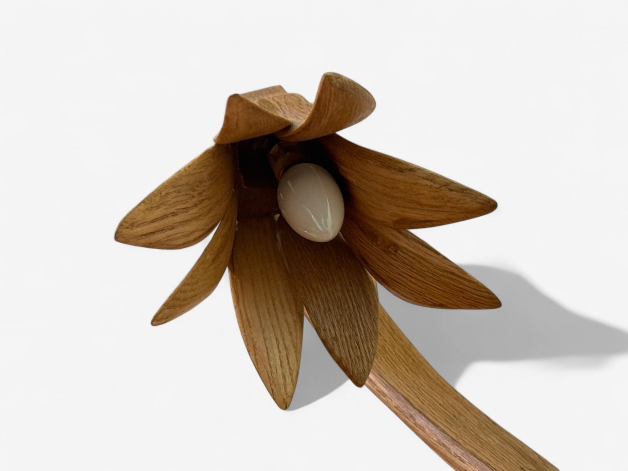 Raka Studio, Contemporary, Organic Modern, Flower Table Lamp, Bentwood, 21st C.