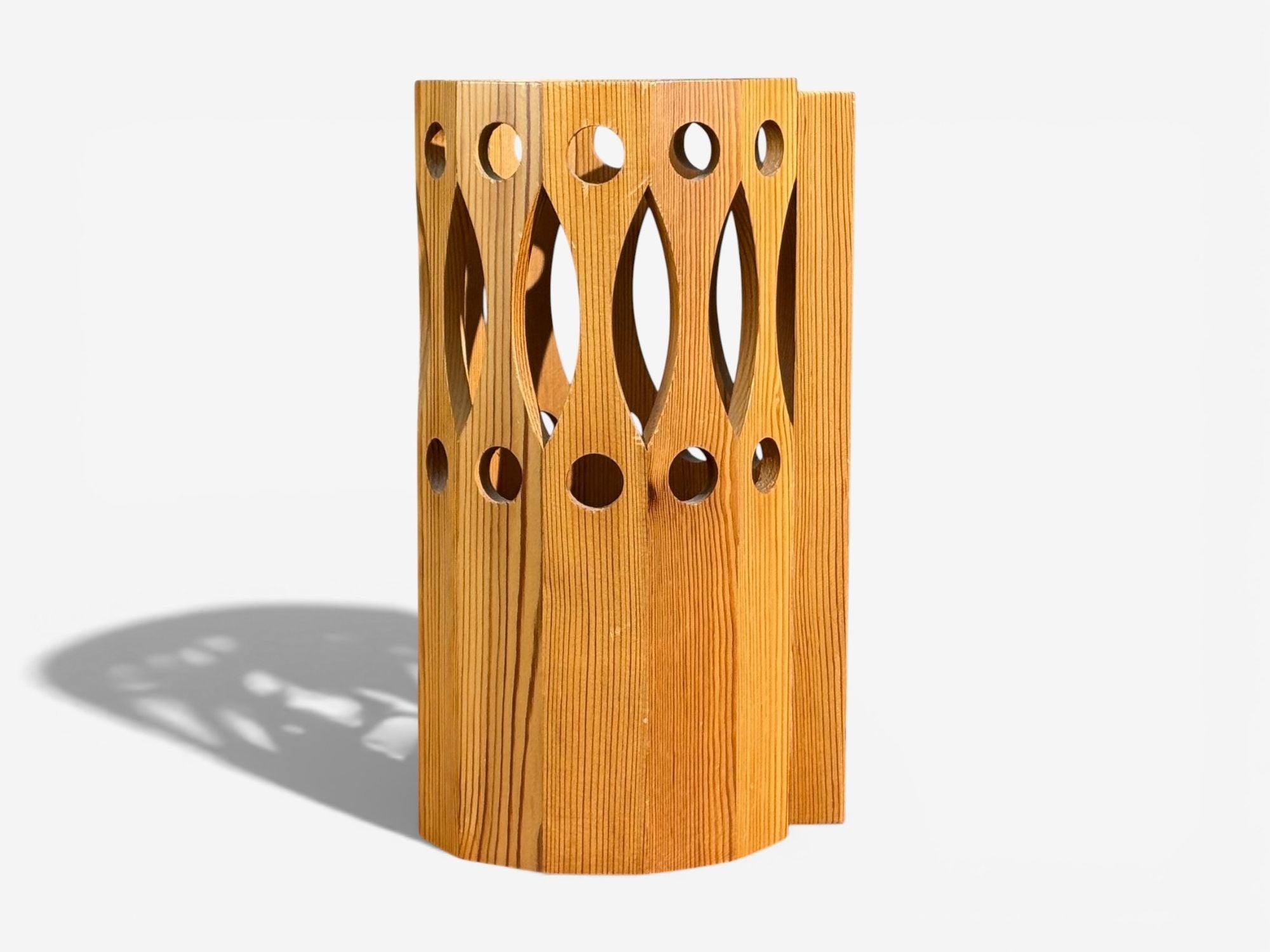 L.O. Nilsson, Swedish Modern, Table Lamp, Pine, Sweden, 1930s