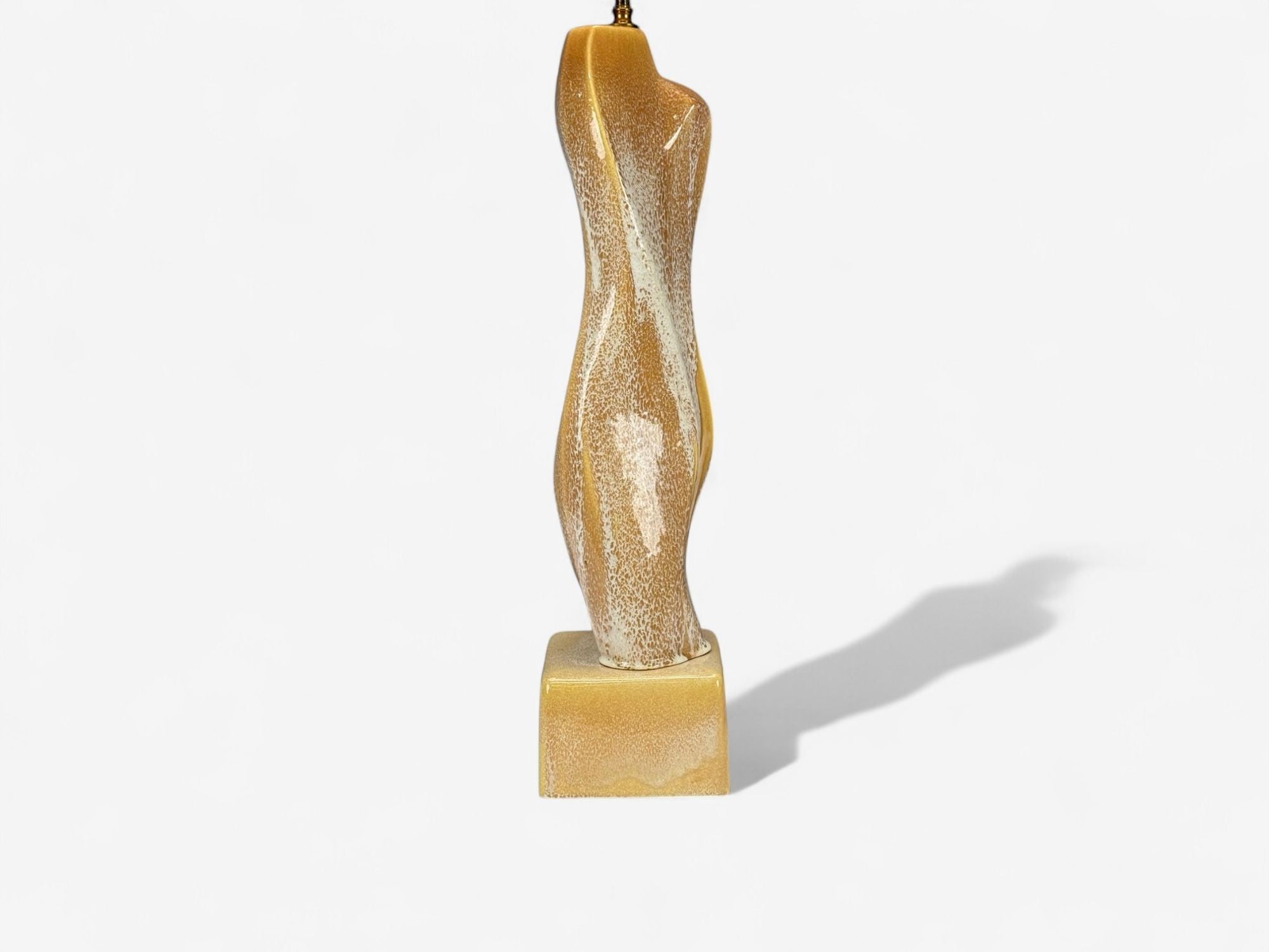 Yasha Heifetz Style, Ceramic, Abstract Table Lamps, USA, 1960s