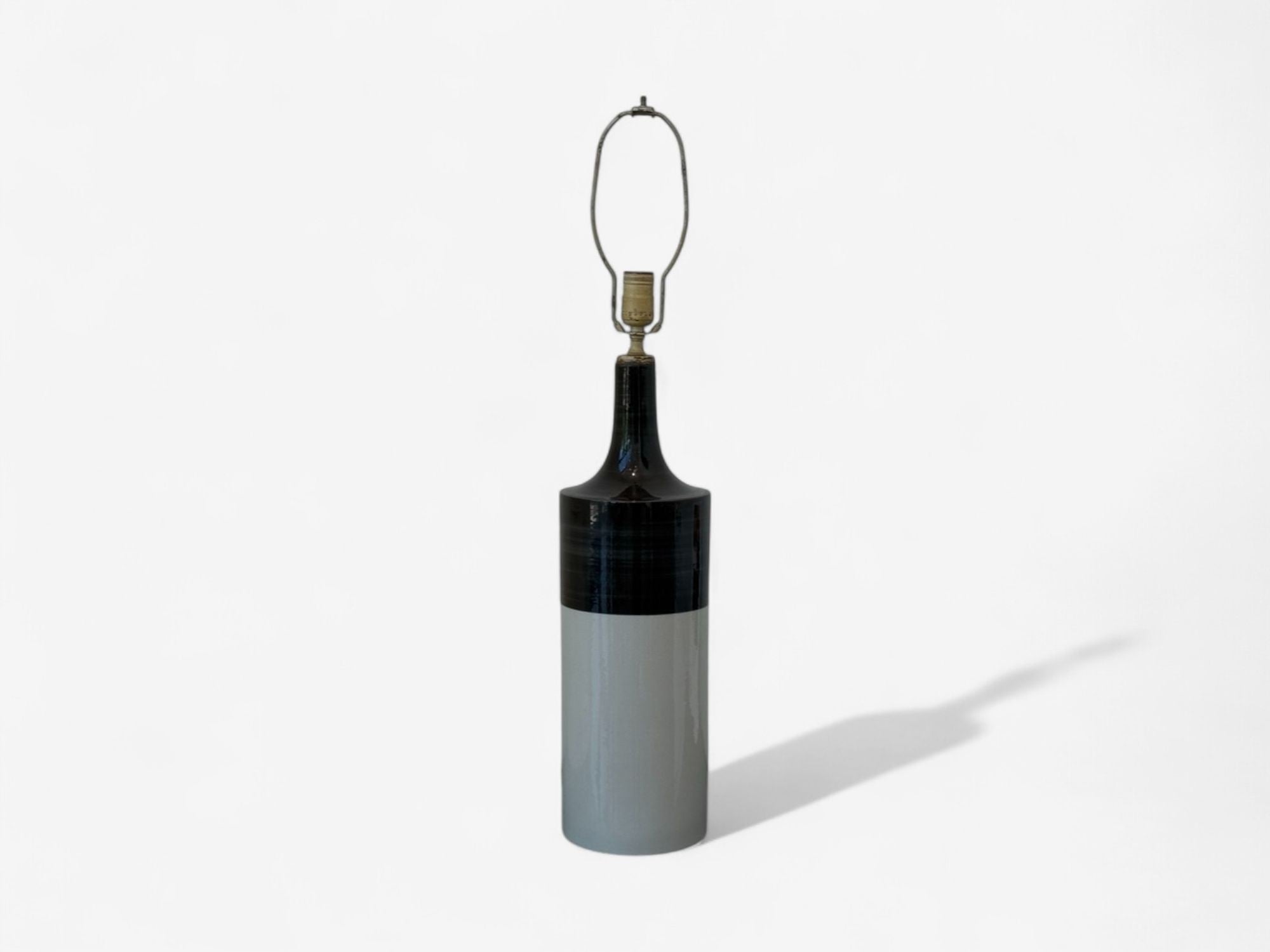 Gunvor Olin-Grönqvist, Glazed Ceramic, Large Table Lamp, Finland, 1960s