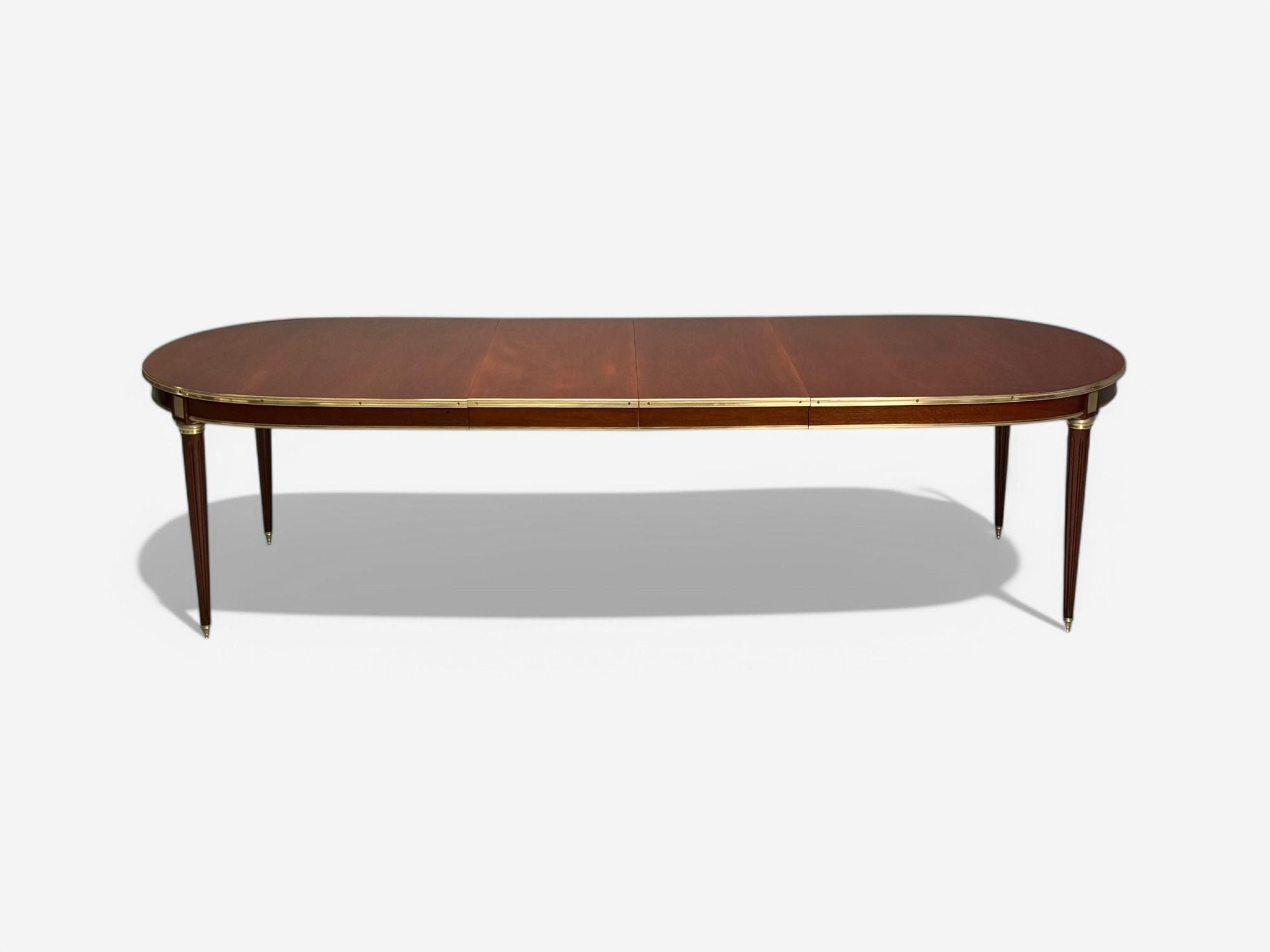 Maison Jansen, Louis XVI Style, Mahogany, Bronze, Dining Table, France, 1920s