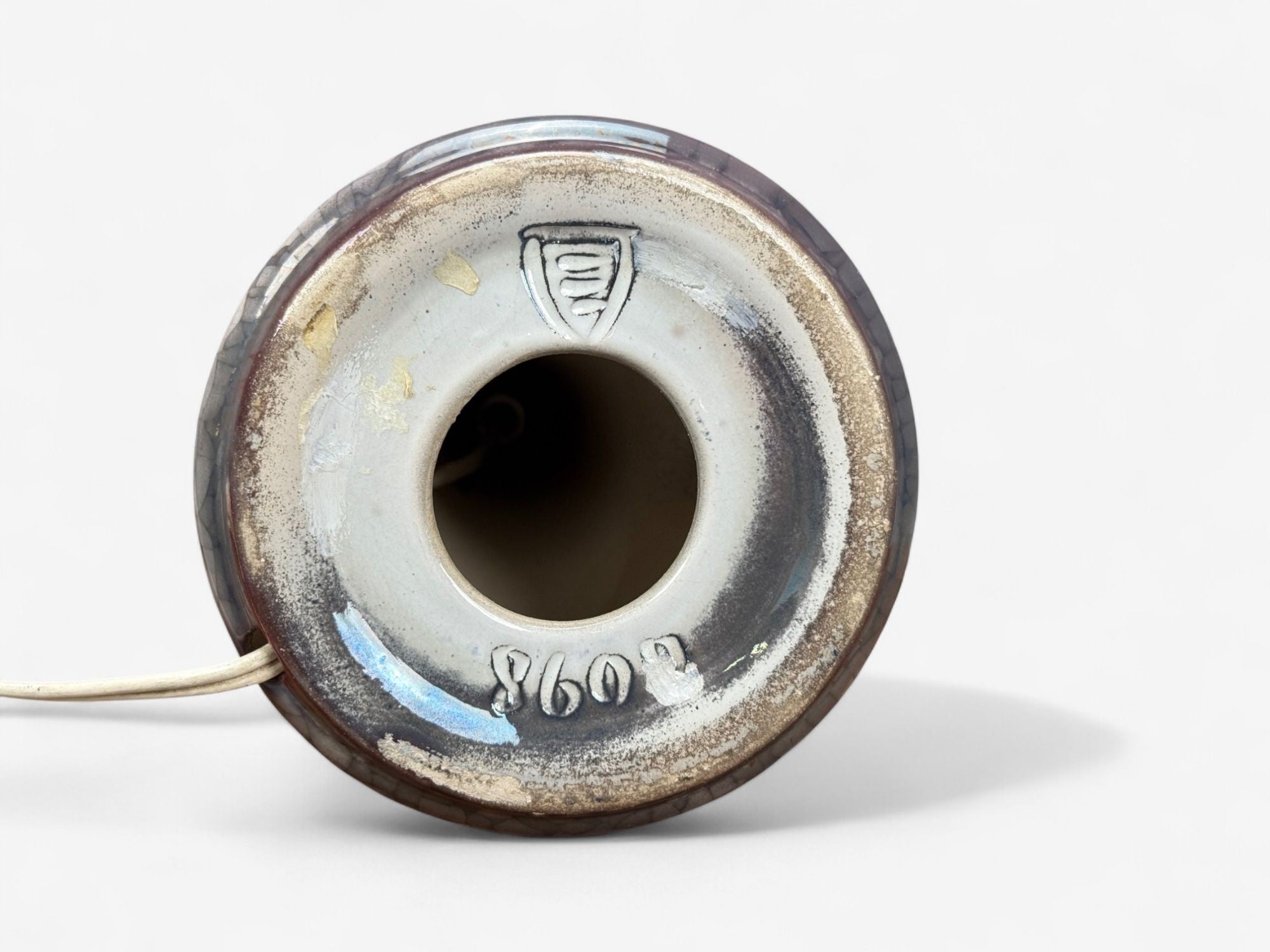 Michael Andersen, Glazed Stoneware, Table Lamp, Denmark, 1970s