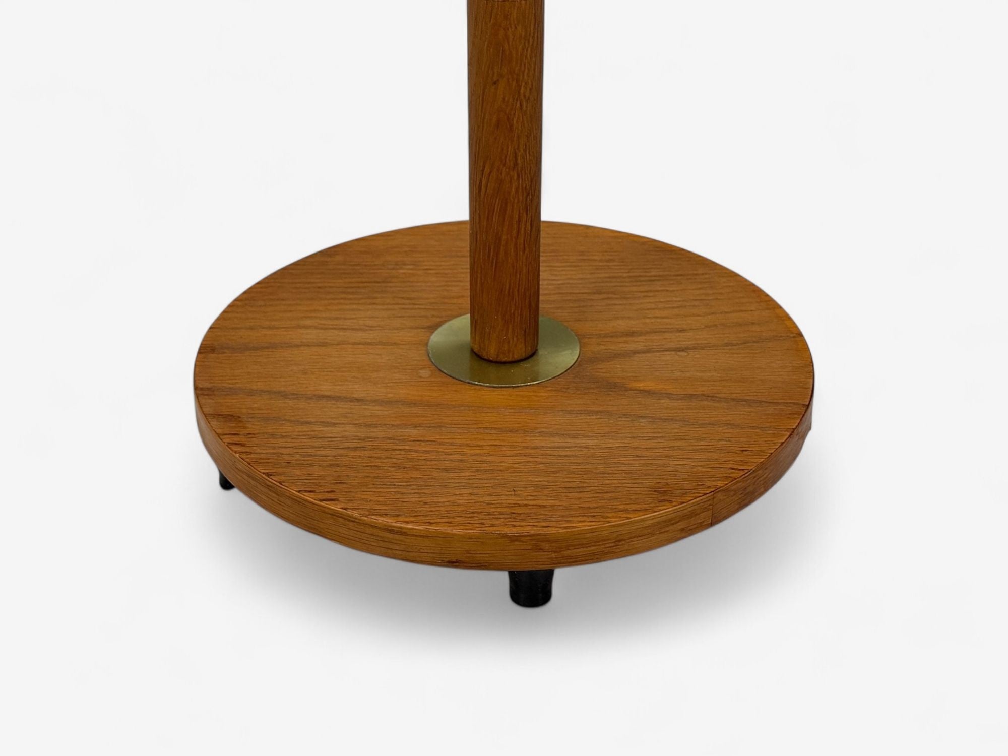 Danish Modern, Teak, Brass, Floor Lamp, Denmark, 1960s