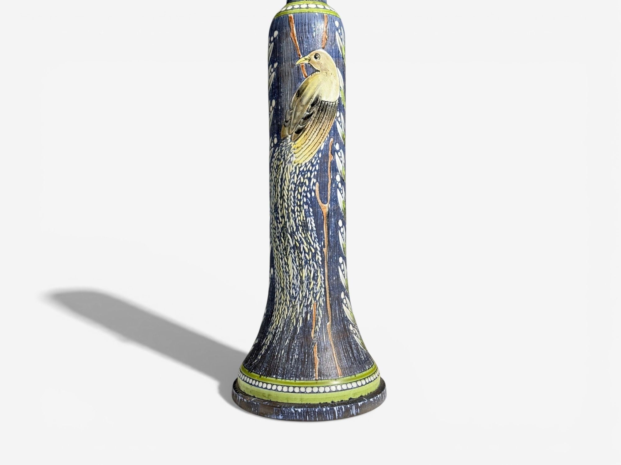 Alingsås Keramik, Large Table Lamp, Stoneware, Sweden, 1960s