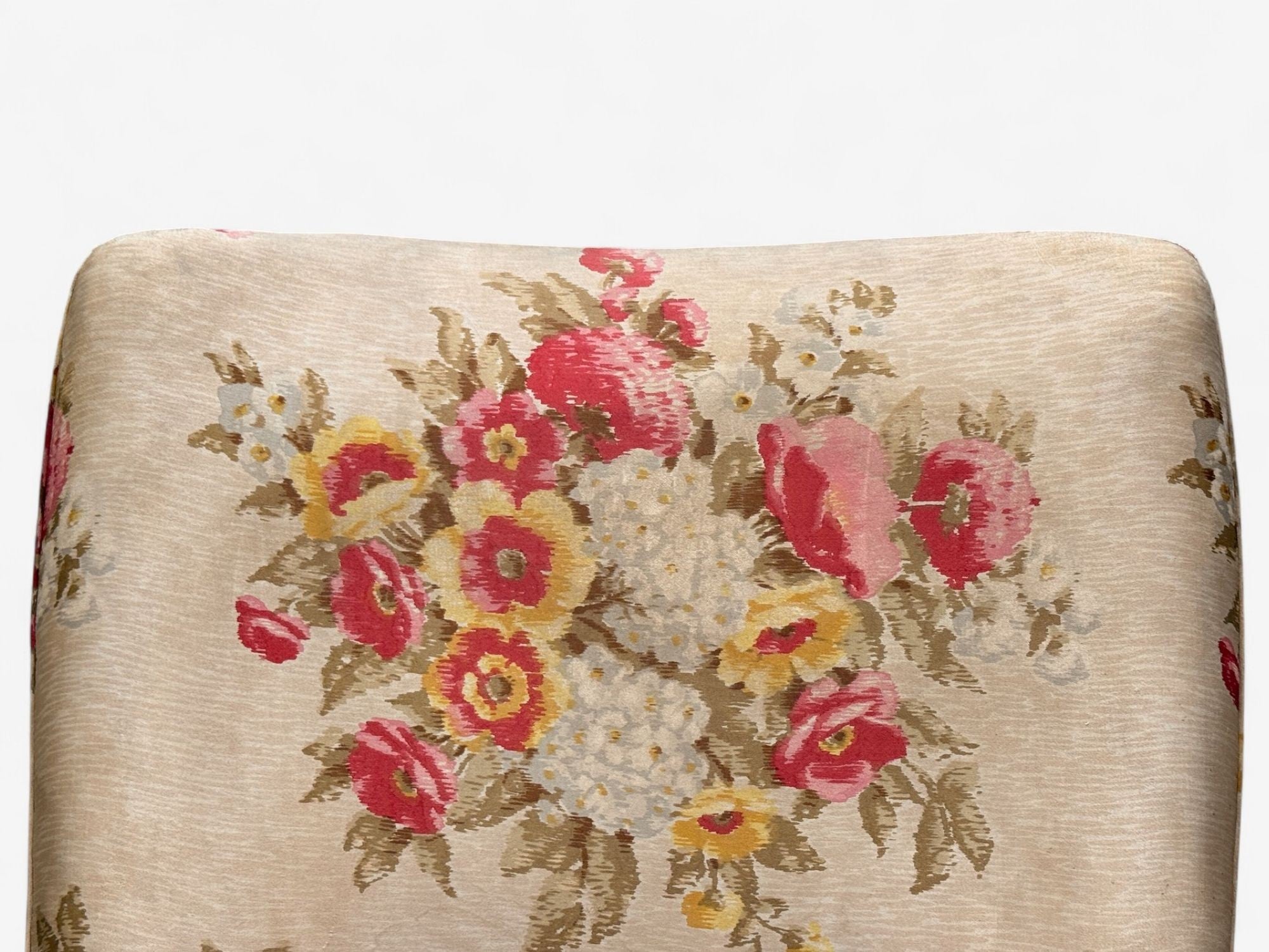 ISA Bergamo, Fabric, Wood, Brass, Organic Lounge Chairs, Italy, 1950s