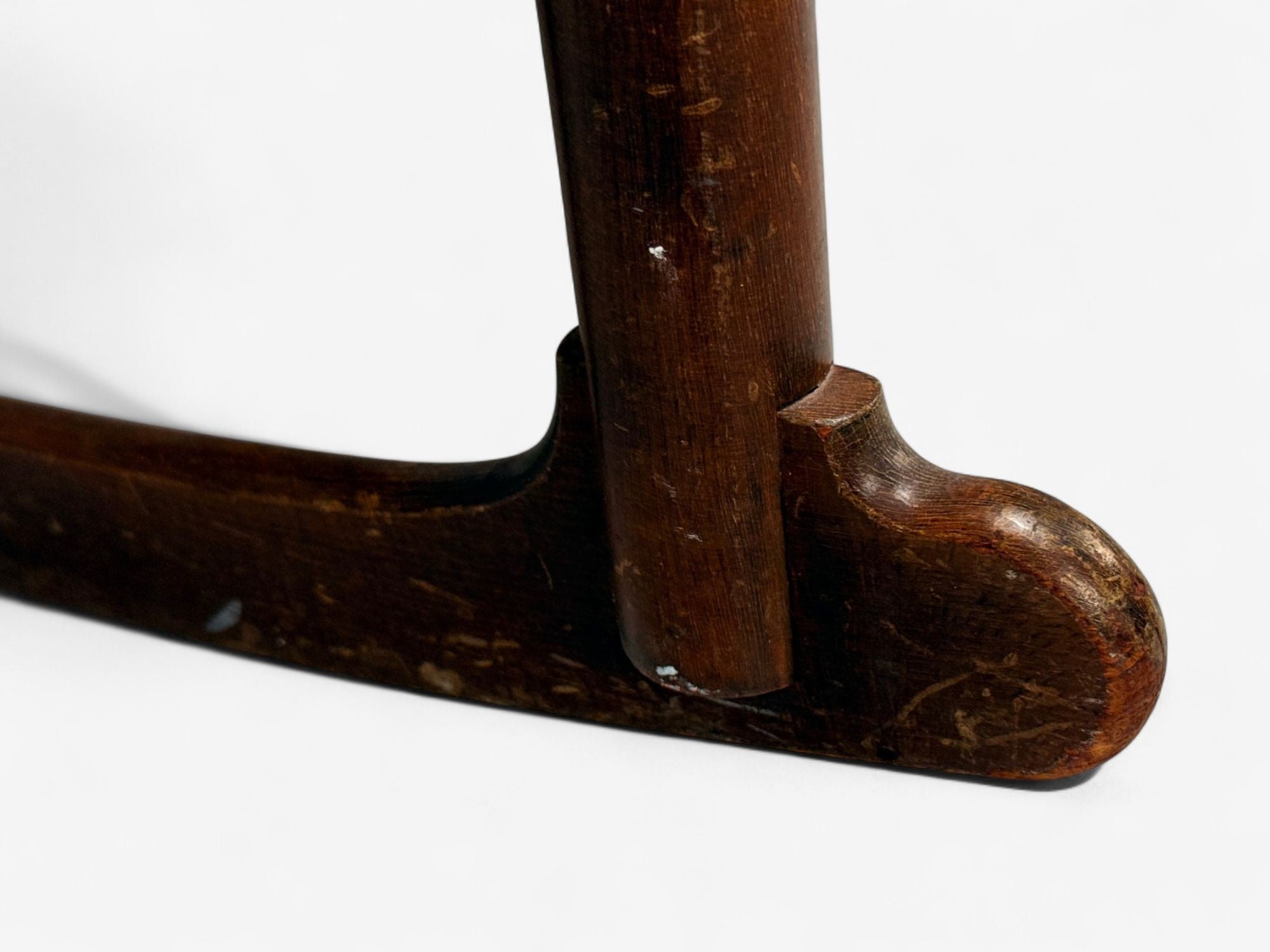 Hans Wegner, Beech, Danish Cord, J16 Rocking Chair, Denmark, 1950s