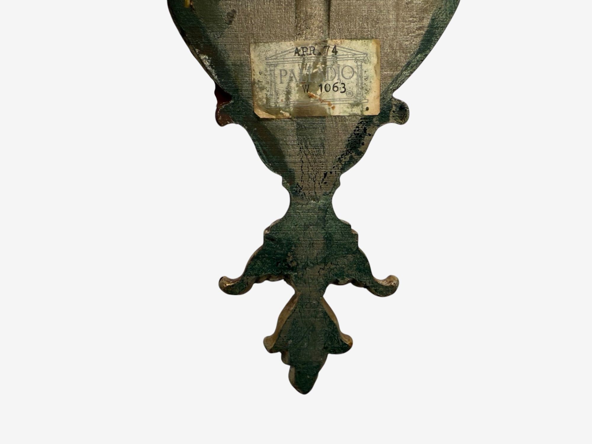 Palladio, Italian Neoclassical, Giltwood, Silver Leaf, Wall Lights, Italy, 1974
