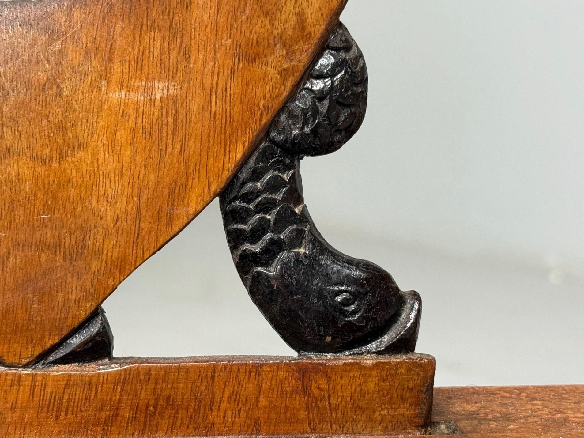 Biedermeier Style, Fruitwood, Black Fabric, Daybed, USA, 19th c.