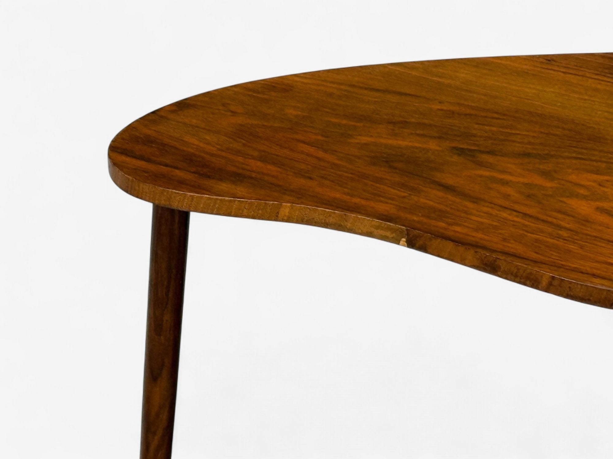 Danish Modern, Teak, Organic Form Side Table, Denmark, 1950s