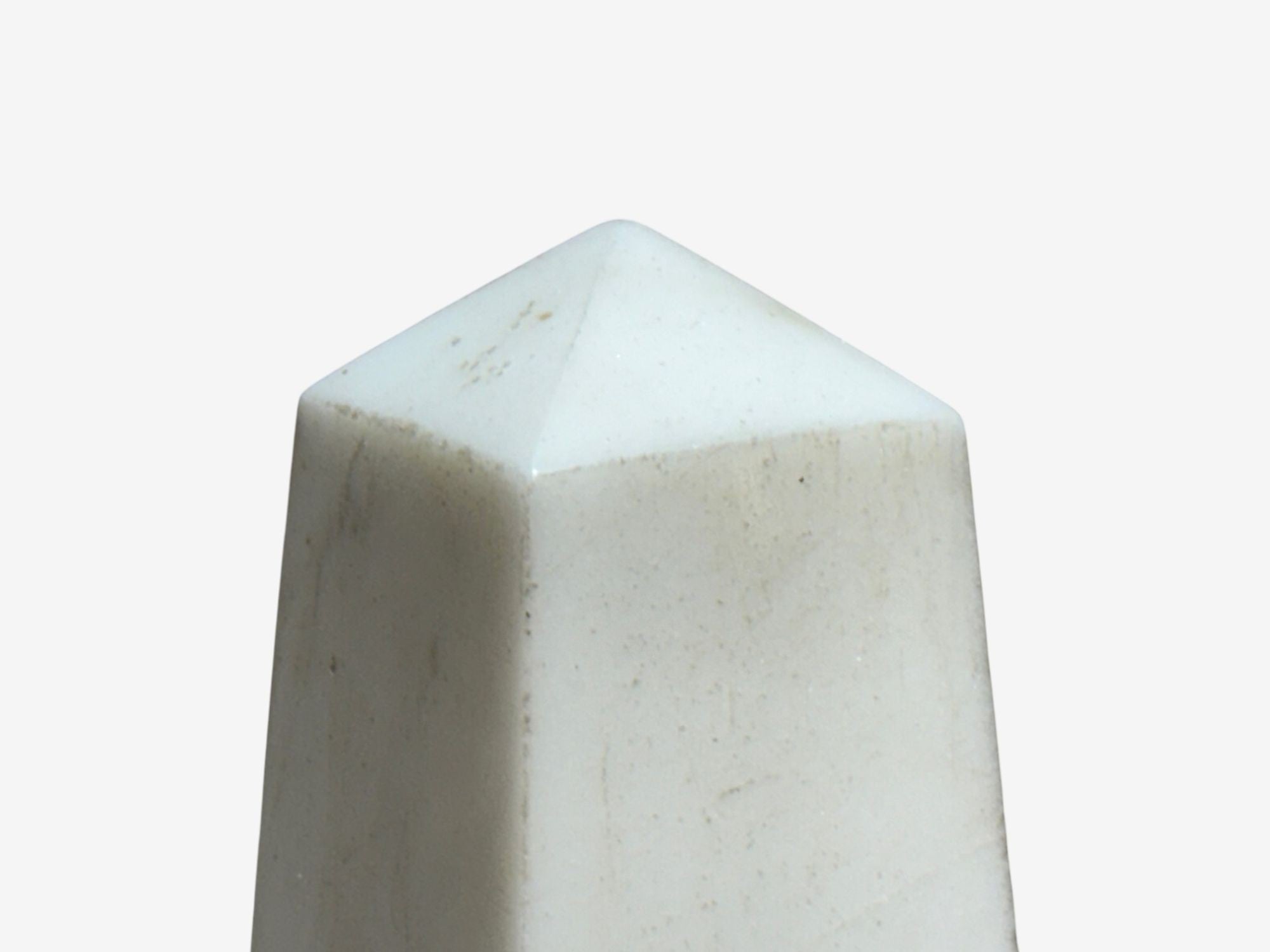 Neoclassical, White Marble, Obelisks on Pedestals, France, 1920s