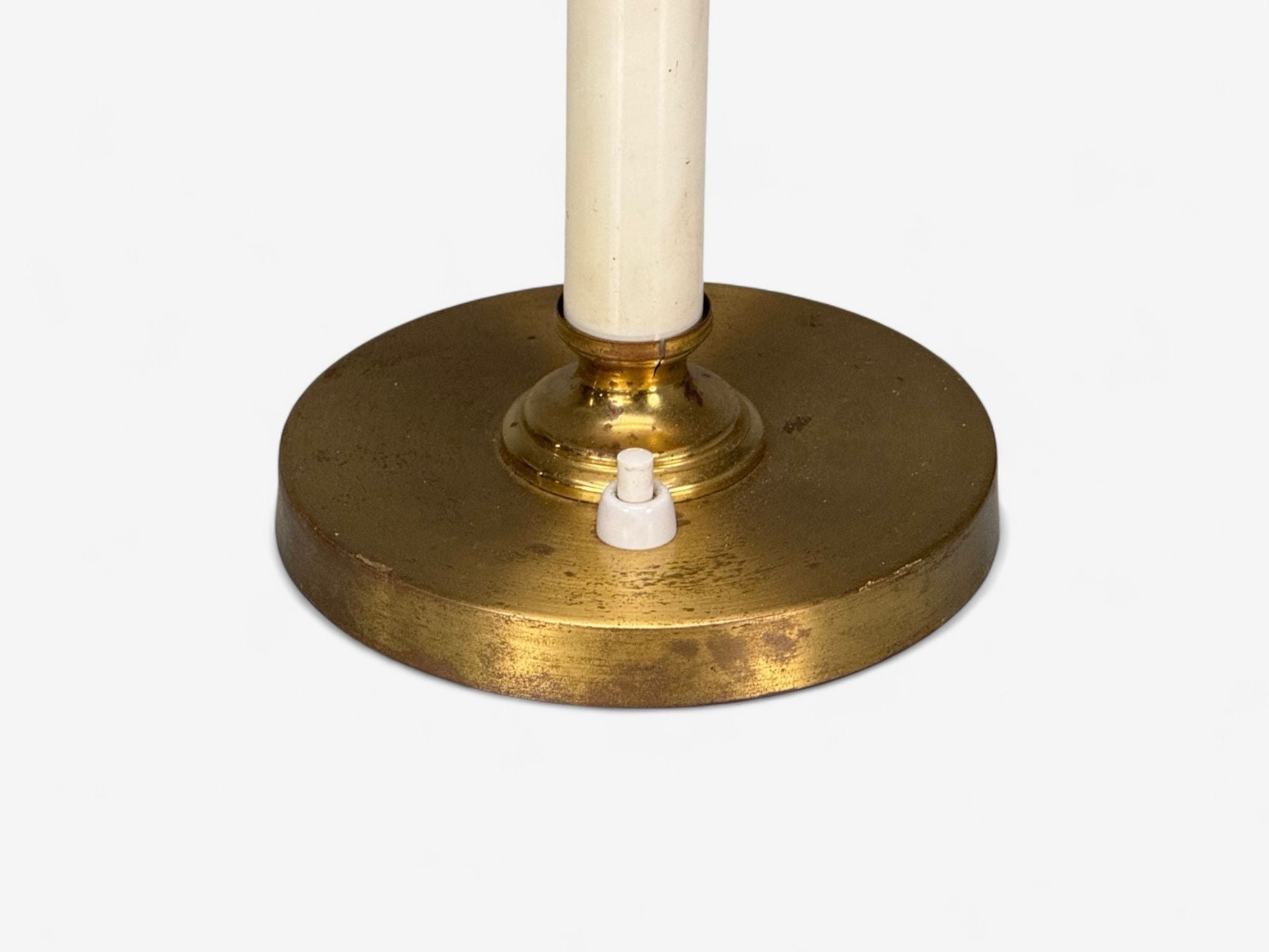 Boréns Borås, Brass, Metal, Table Lamp, Sweden, 1950s