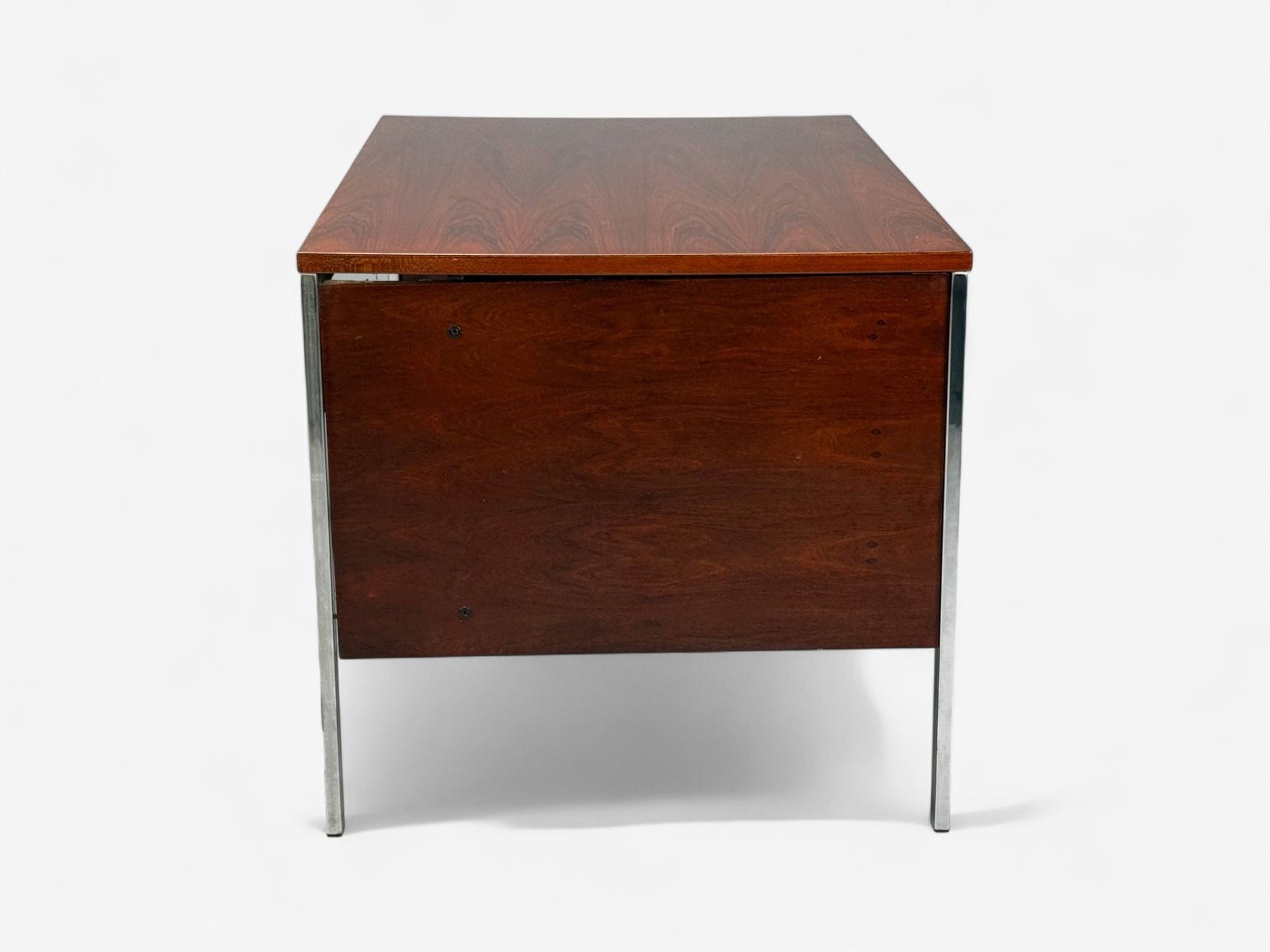Jean Gillon, Brazilian Modern, Jacaranda, Chrome, Writing Desk, Brazil, 1960s