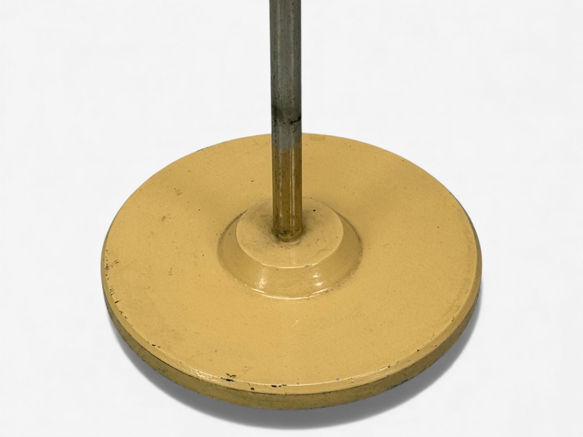 Polish Modern, Steel, Lacquered Metal, Adjustable Floor Lamp, Poland, 1960s