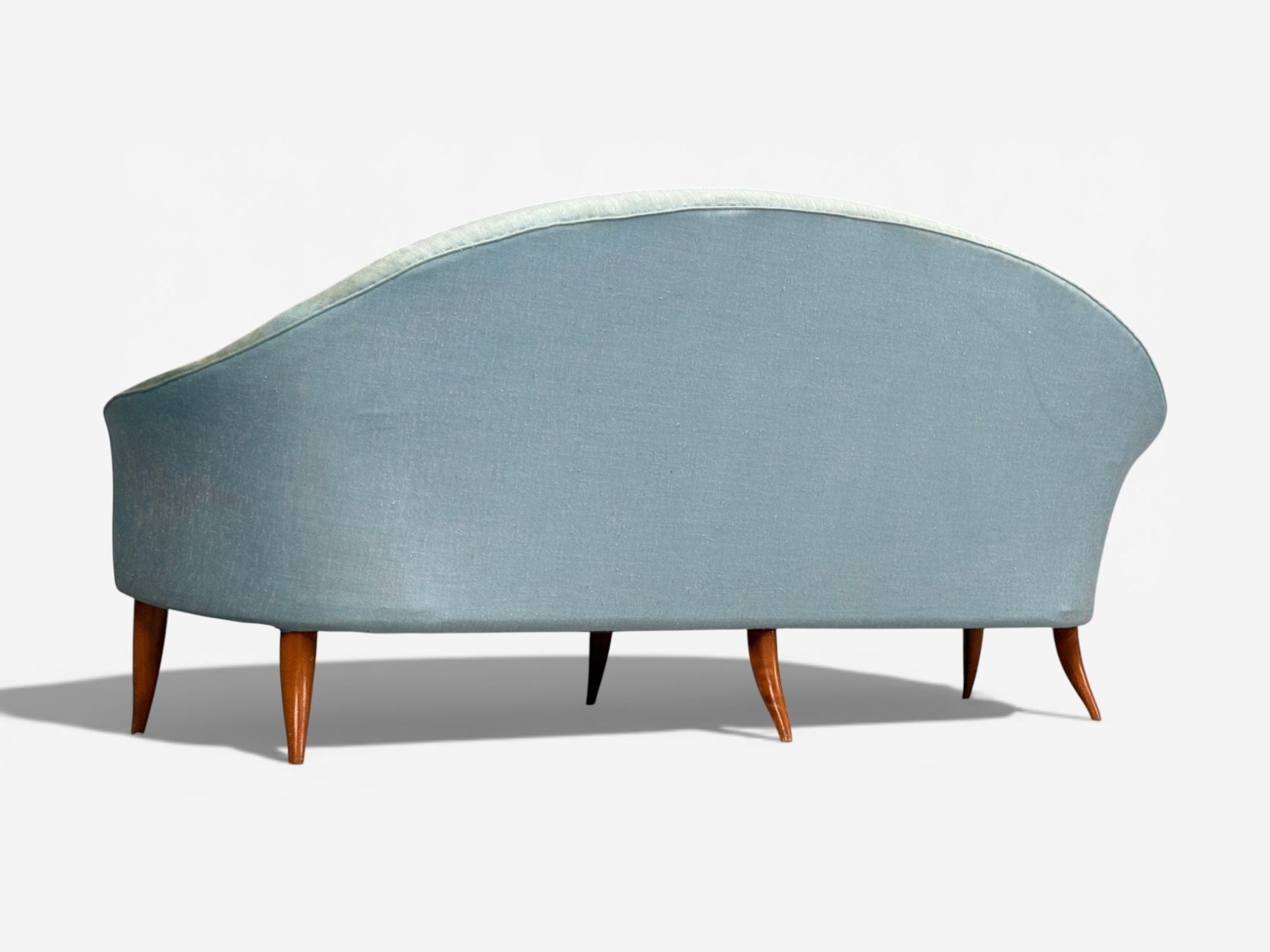 Kerstin Hörlin-Holmquist, Sofa, Beech, Fabric, Sweden, 1940s