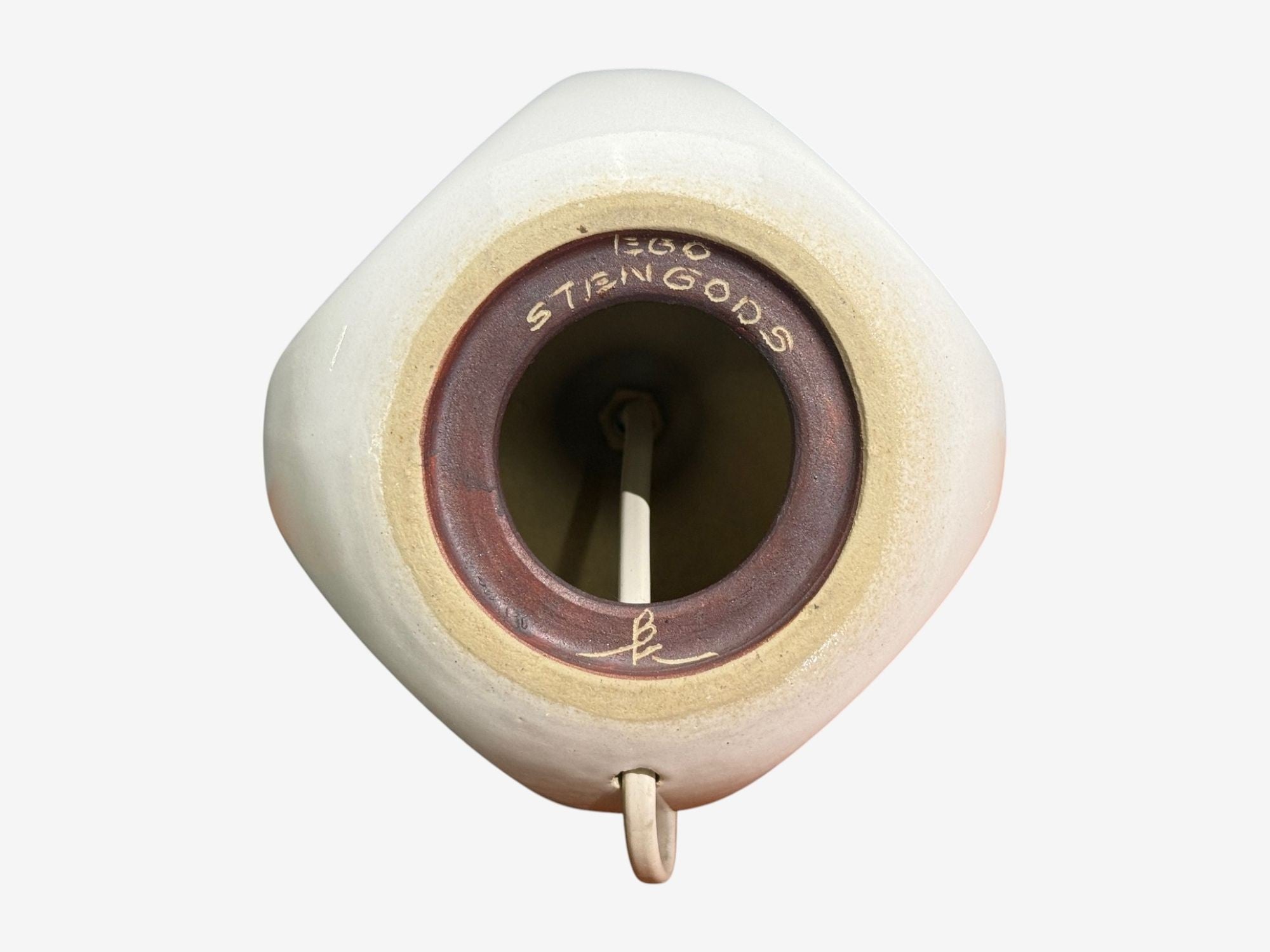 Bruno Karlsson, Table Lamp, White Glazed Ceramic, Sweden, 1960s