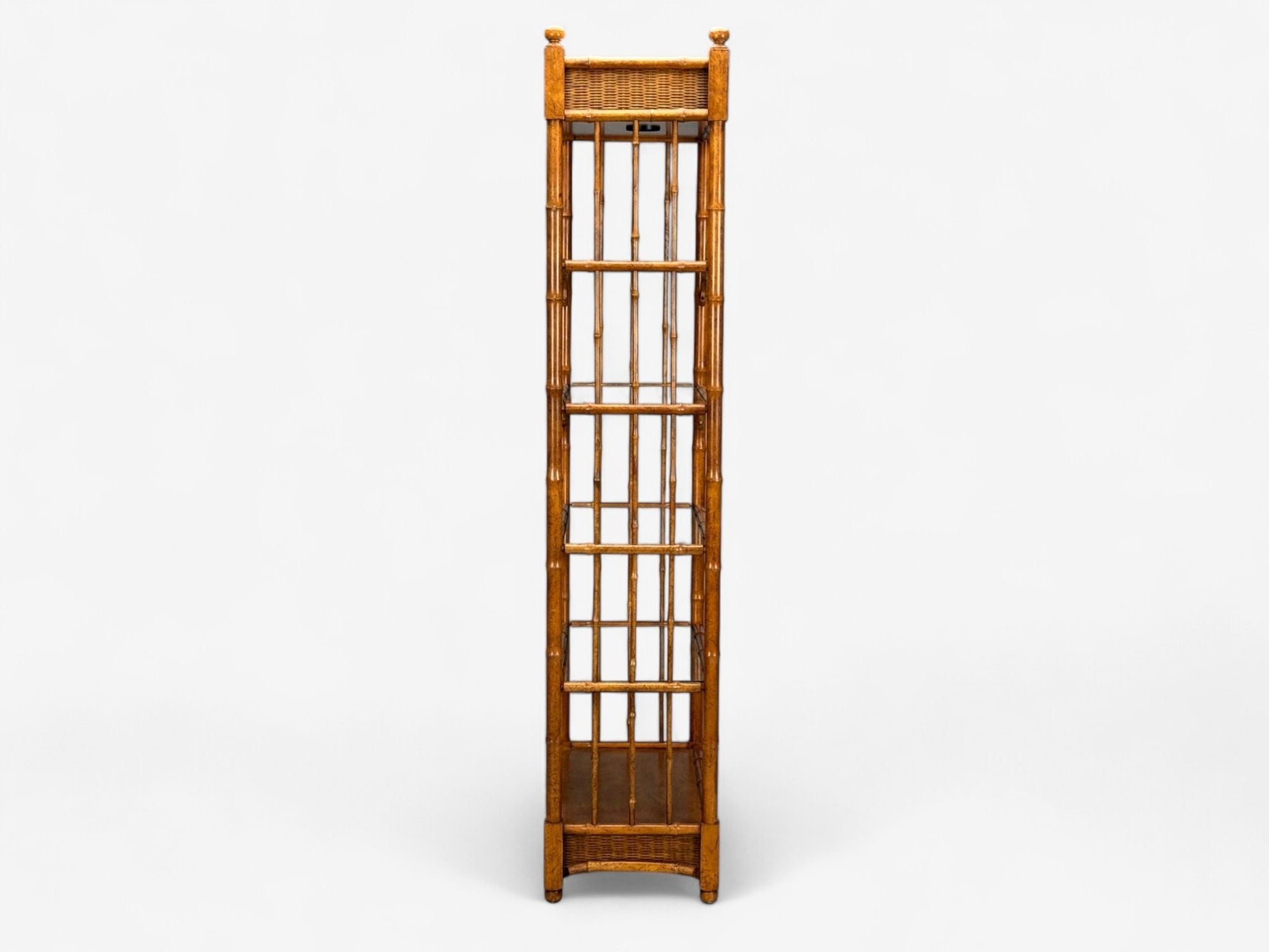 American Modern, Bamboo, Wood, Etageres, USA, 1980s