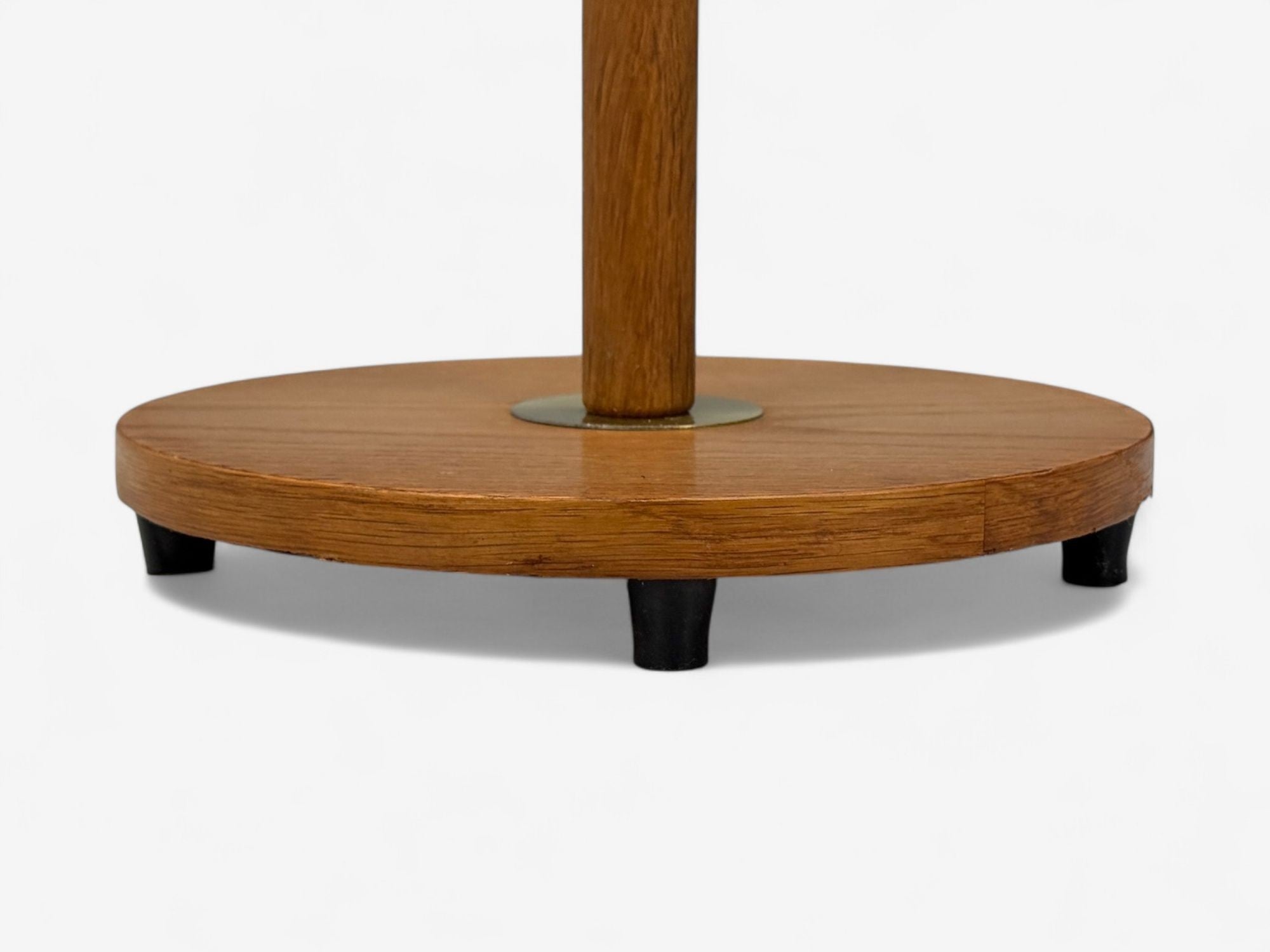 Danish Modern, Teak, Brass, Floor Lamp, Denmark, 1960s