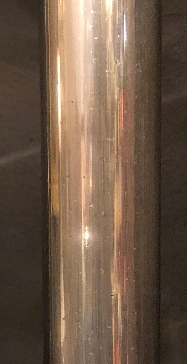 Maison Jansen Style Hollywood Regency Étagère, Bookcase, Brass and Steel Design