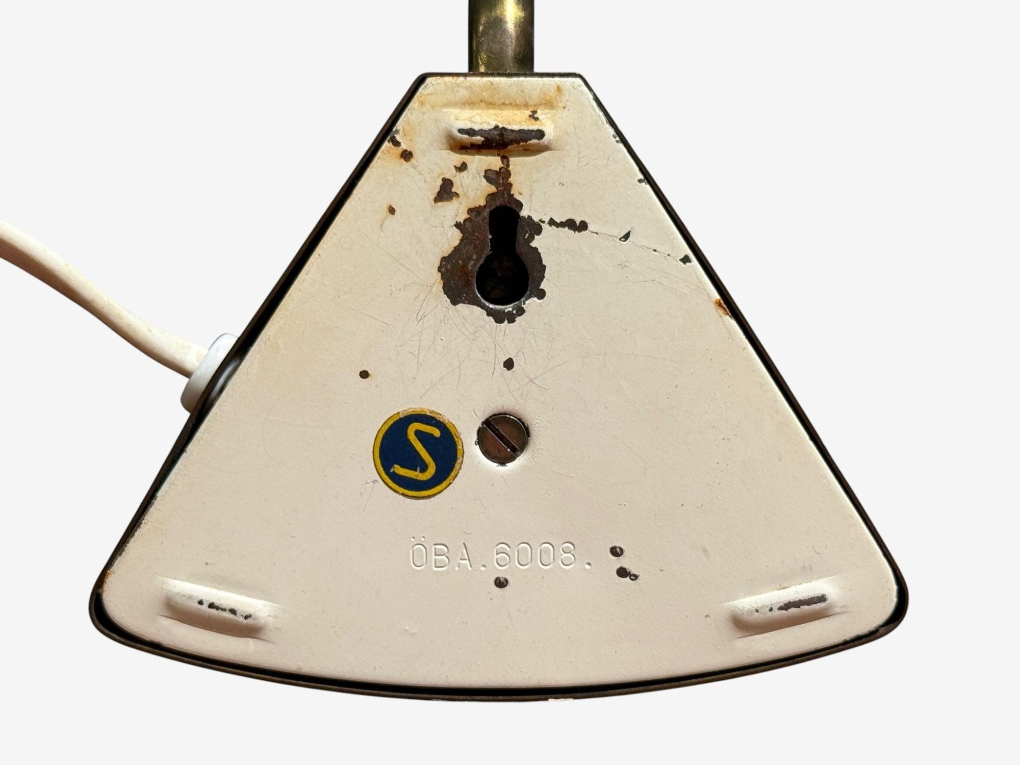 OBA, Swedish Modern, Desk Lamp, Brass, Metal,Sweden, 1950s