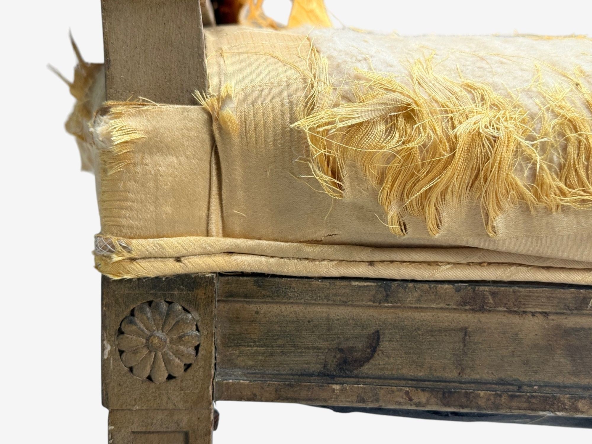 L. Alavoine & Cie, Louis XVI Style, Wood, Fabric, Dining Chairs, France, 19th C.