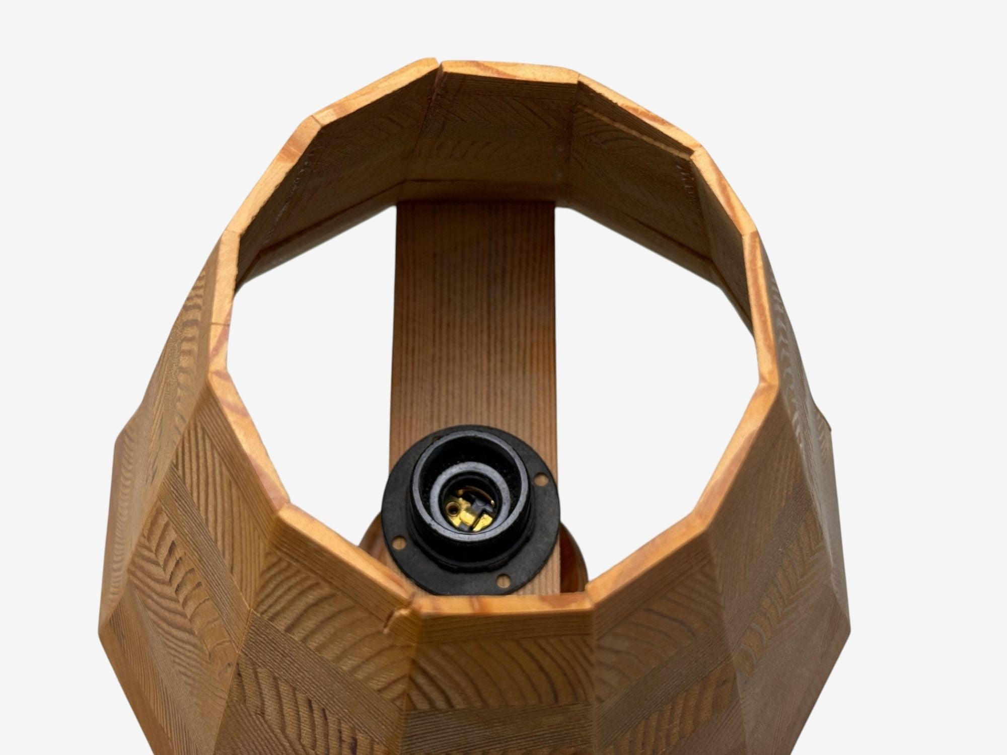 Swedish Modern, Pine, Table Lamp, Sweden, 1960s