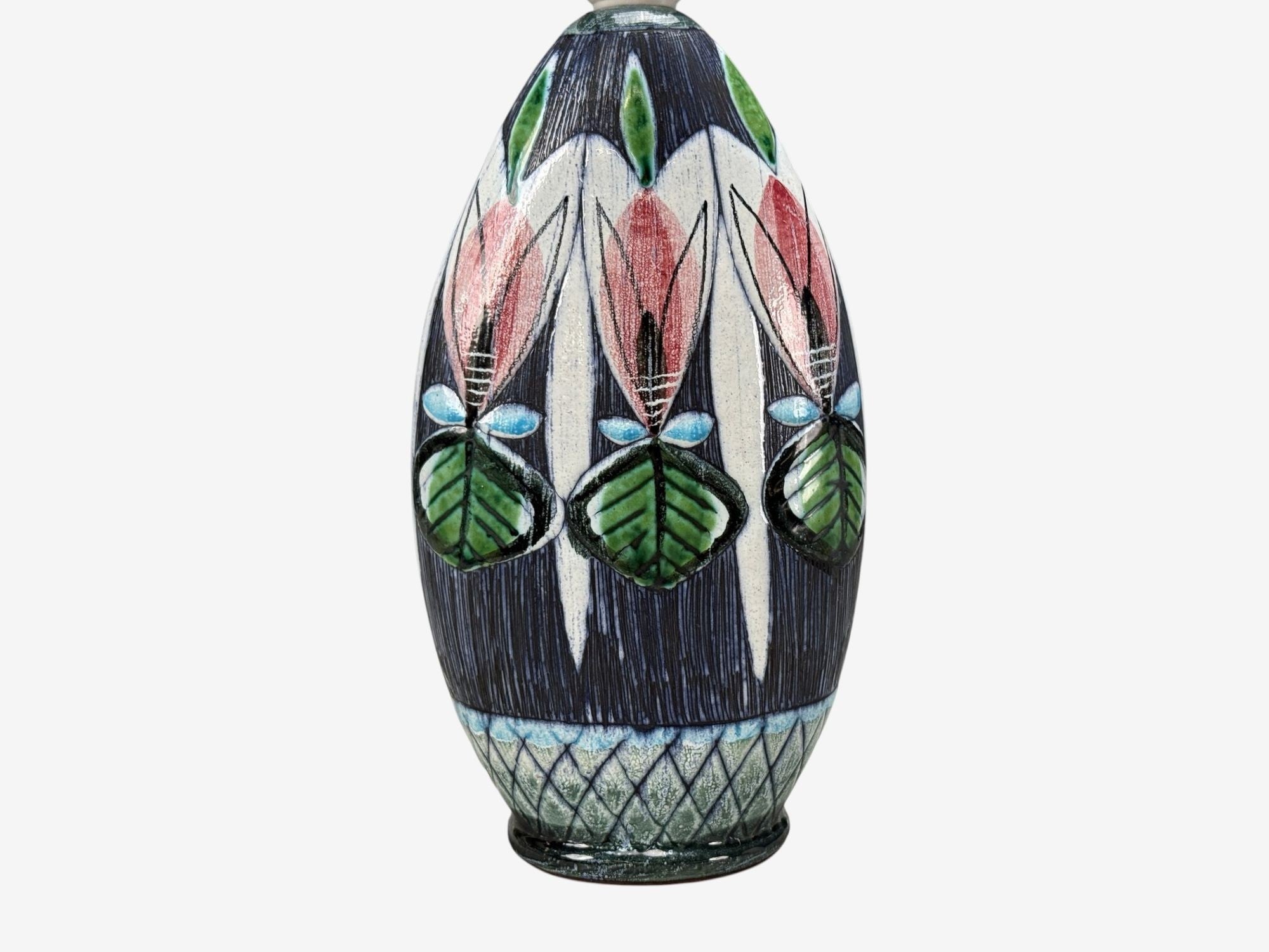 Tilgmans Keramik, Swedish Modern, Ceramic, Table Lamp, Sweden, 1960s