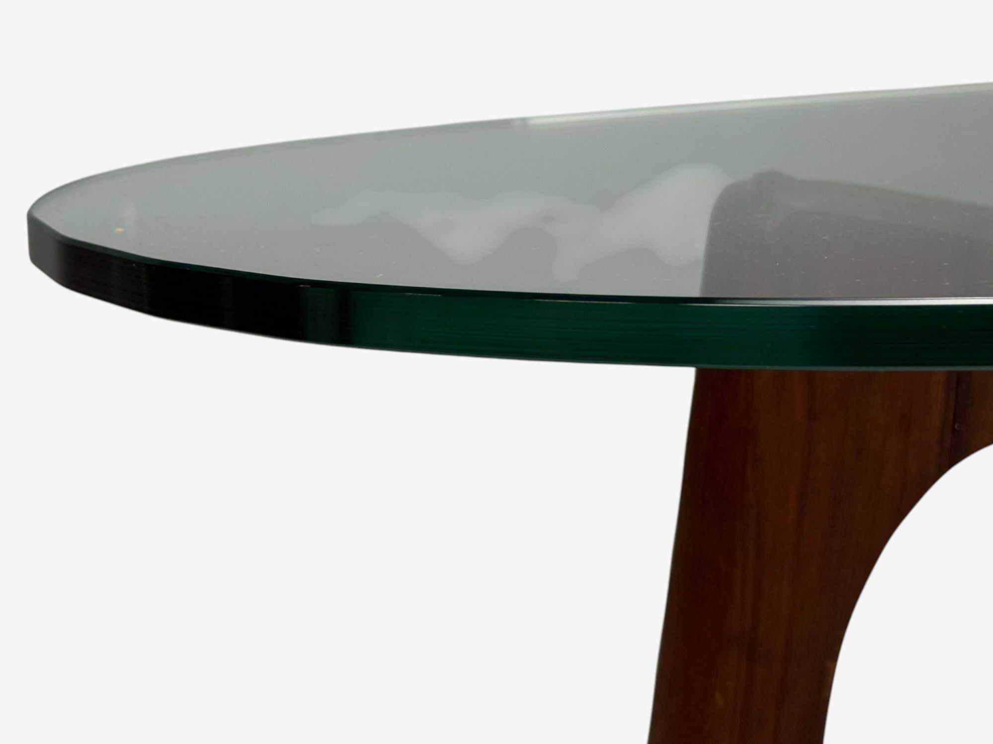 Adrian Pearsall, Walnut, Glass, Coffee Table, United States, 1960s