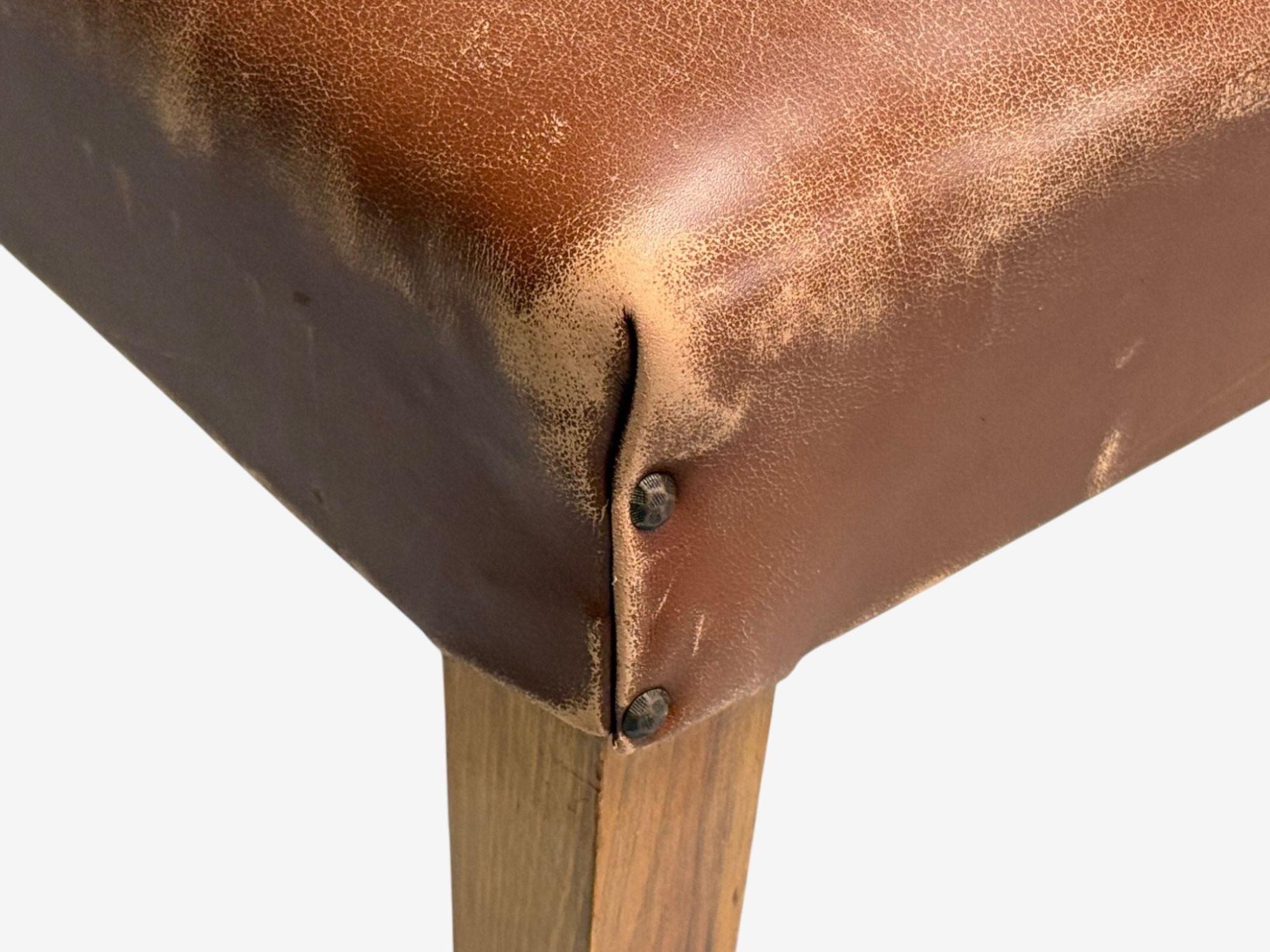 Italian Modern, Walnut, Leatherette, Eight Dining Chairs, Italy, 1950s