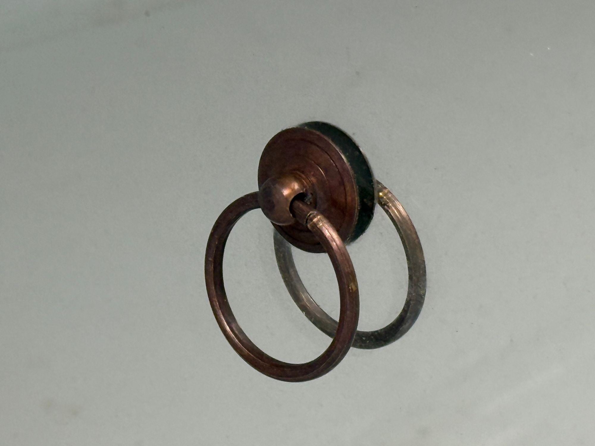 Hollywood Regency Style, Silver Leaf, Distressed Glass, Mirrored Nightstands