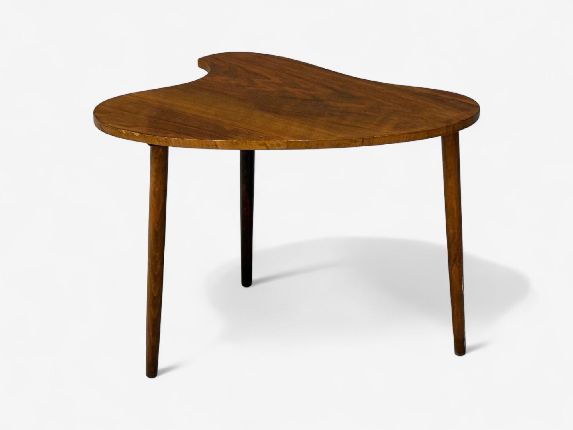 Danish Modern, Teak, Organic Form Side Table, Denmark, 1950s