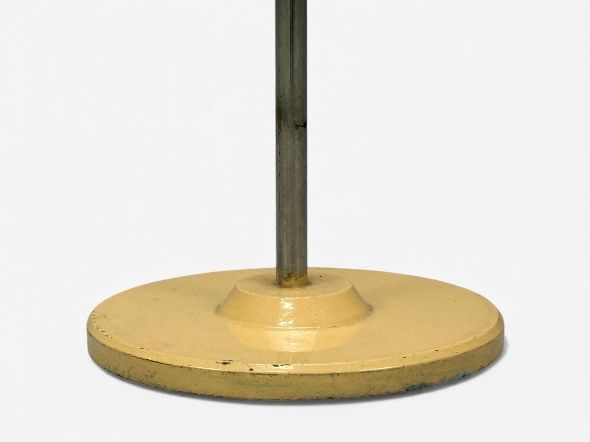 Polish Modern, Steel, Lacquered Metal, Adjustable Floor Lamp, Poland, 1960s