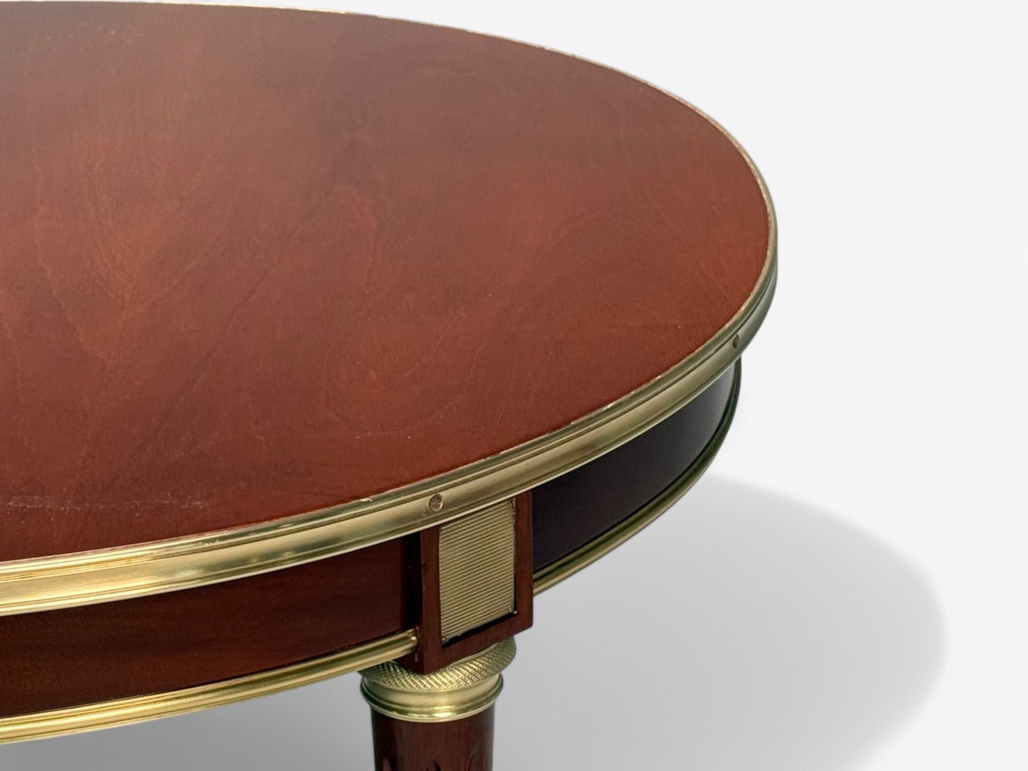 Maison Jansen, Louis XVI Style, Mahogany, Bronze, Dining Table, France, 1920s